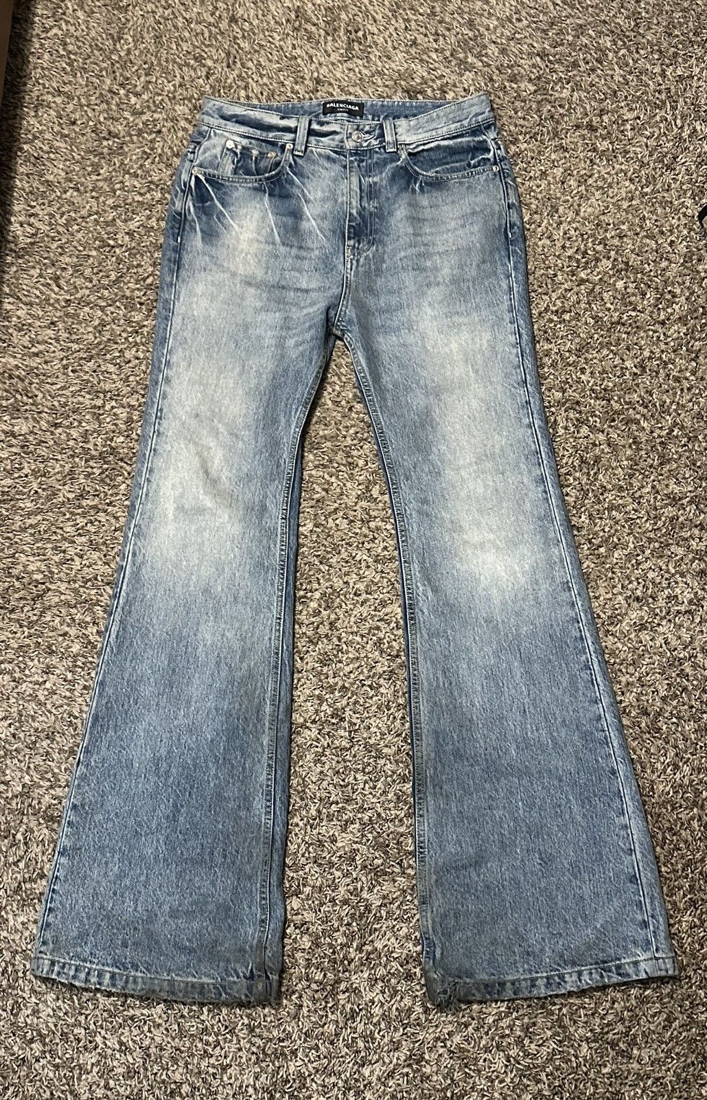 Balenciaga Balenciaga Lost Tape Flares Denim XS Size US 32 / EU 48 - 1 Thumbnail
