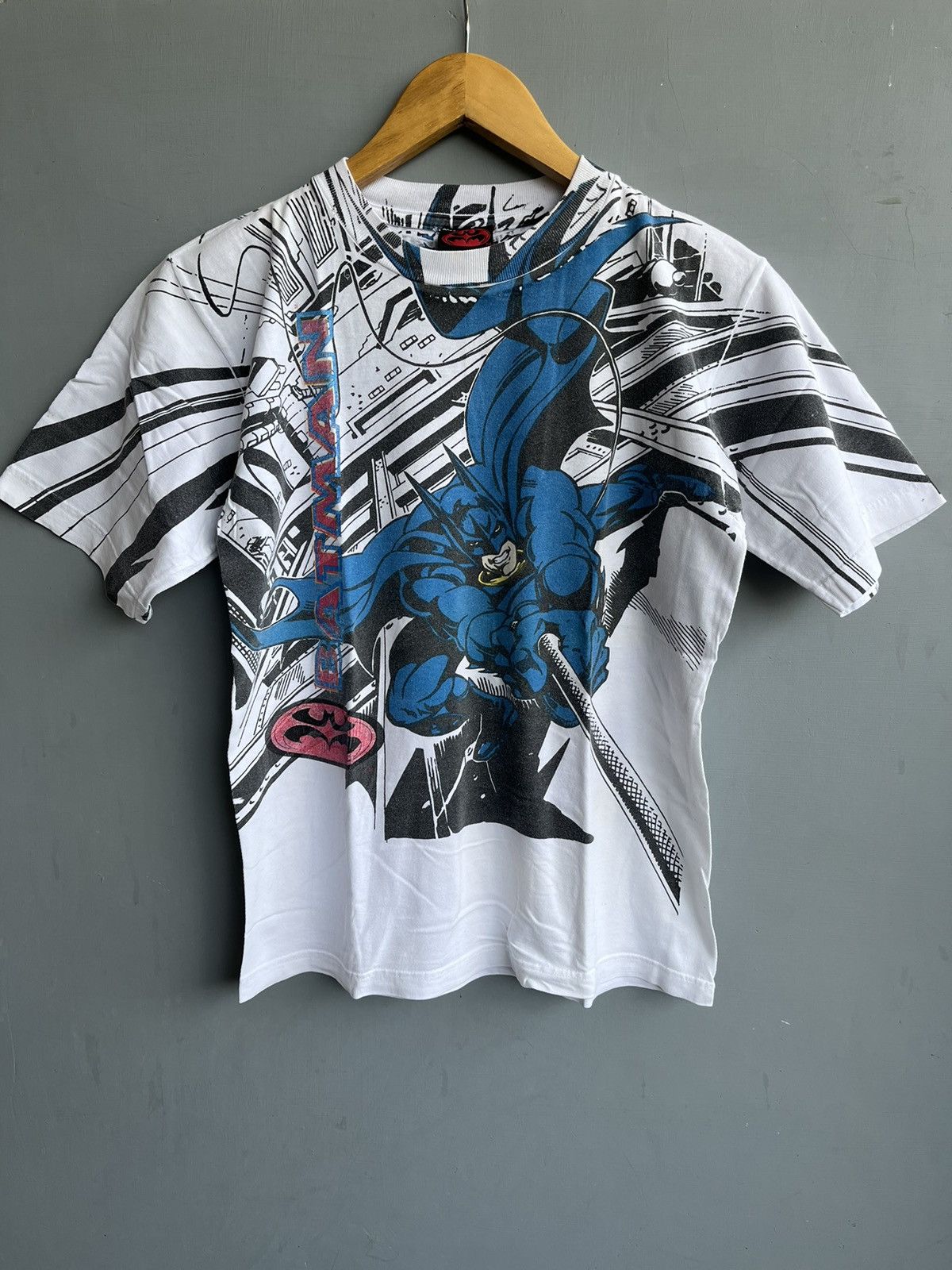 Vintage 1997 Batman All Over Print Tshirt