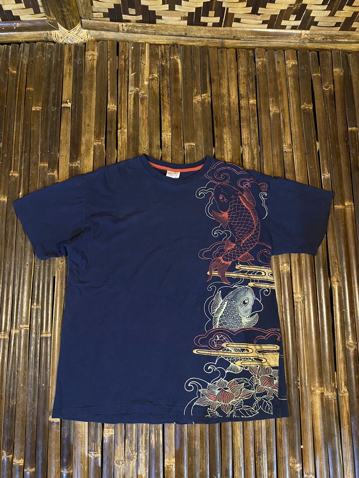 Japanese Brand VINTAGE SUKAJAN TSHIRT Size US XL / EU 56 / 4 - 1 Thumbnail