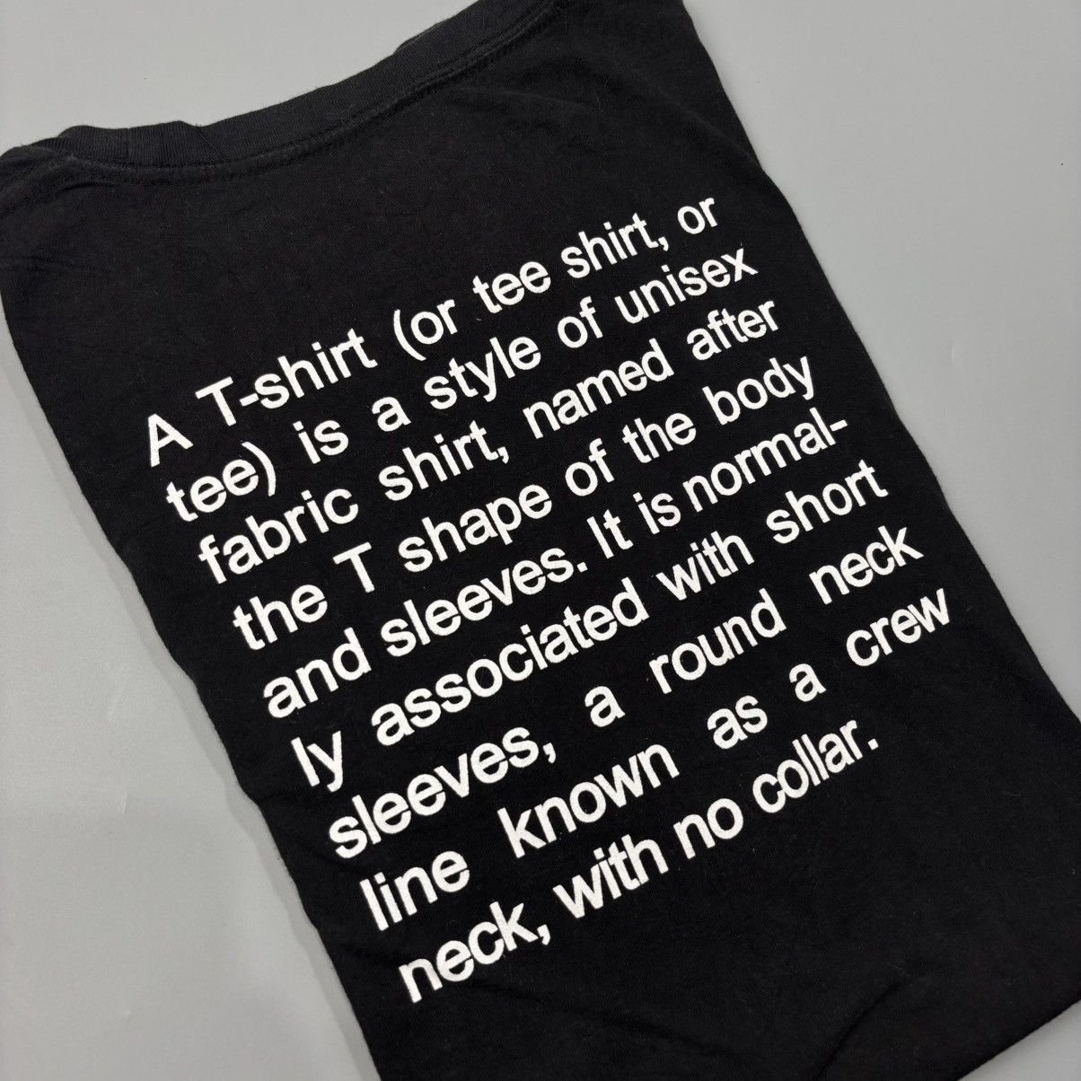 Hanes × Vetements Vetements Hanes 2017 "T-Shirt Definition" Tee in black Size US L / EU 52-54 / 3 - 4 Thumbnail