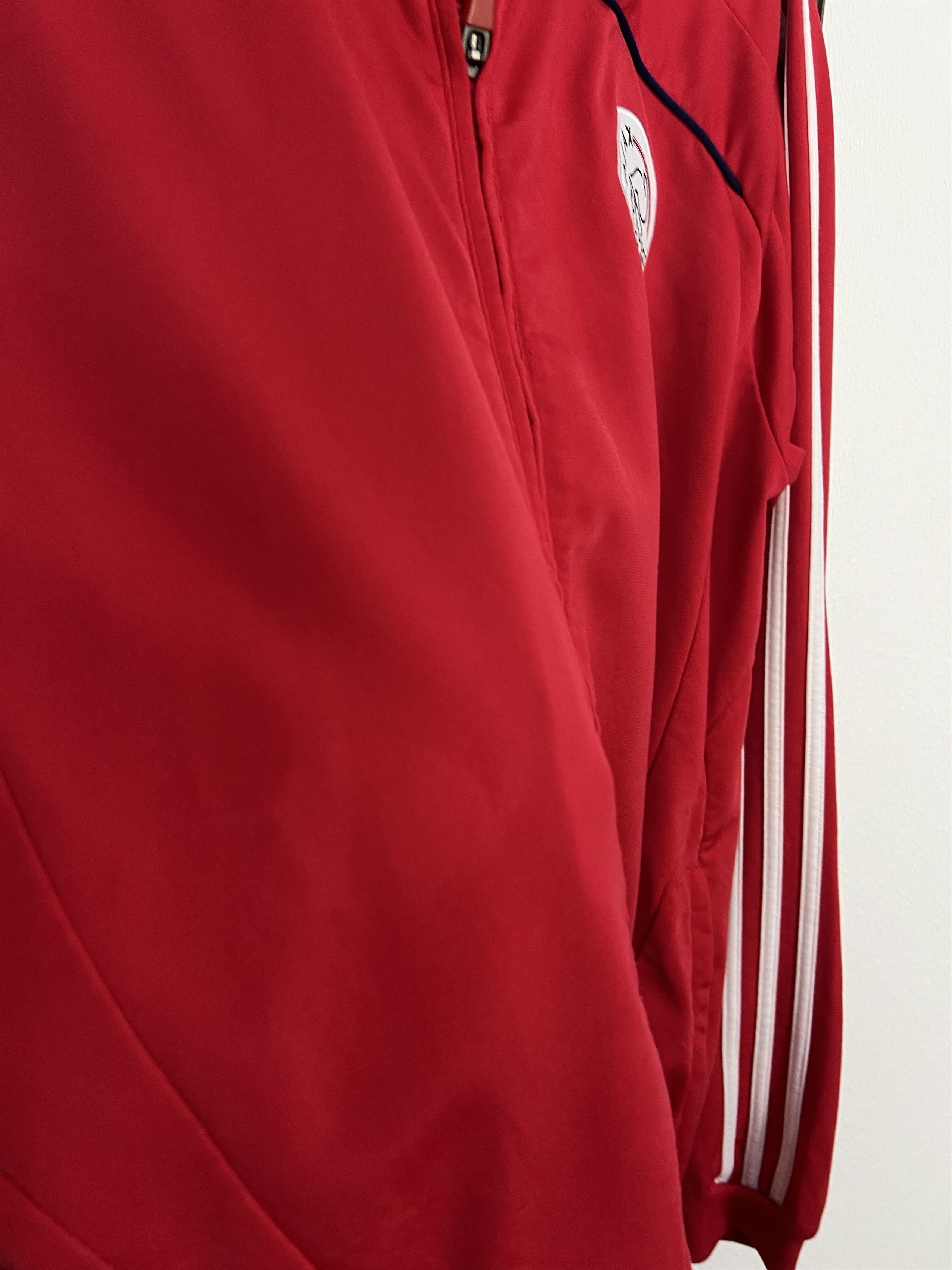 Adidas Vintage Ajax Amsterdam Football Jacket Soccer Track Top Zip Size US M / EU 48-50 / 2 - 7 Thumbnail