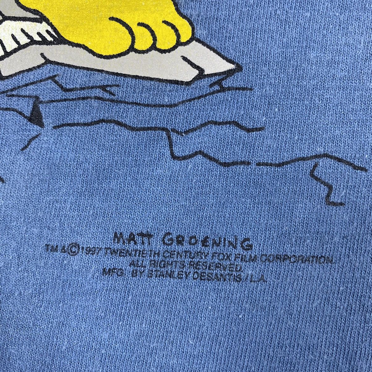 The Simpsons × Vintage BY STANLEY DESANTIS!! VINTAGE 1997 MATT GROENING CARTOON TEE Size US M / EU 48-50 / 2 - 5 Thumbnail
