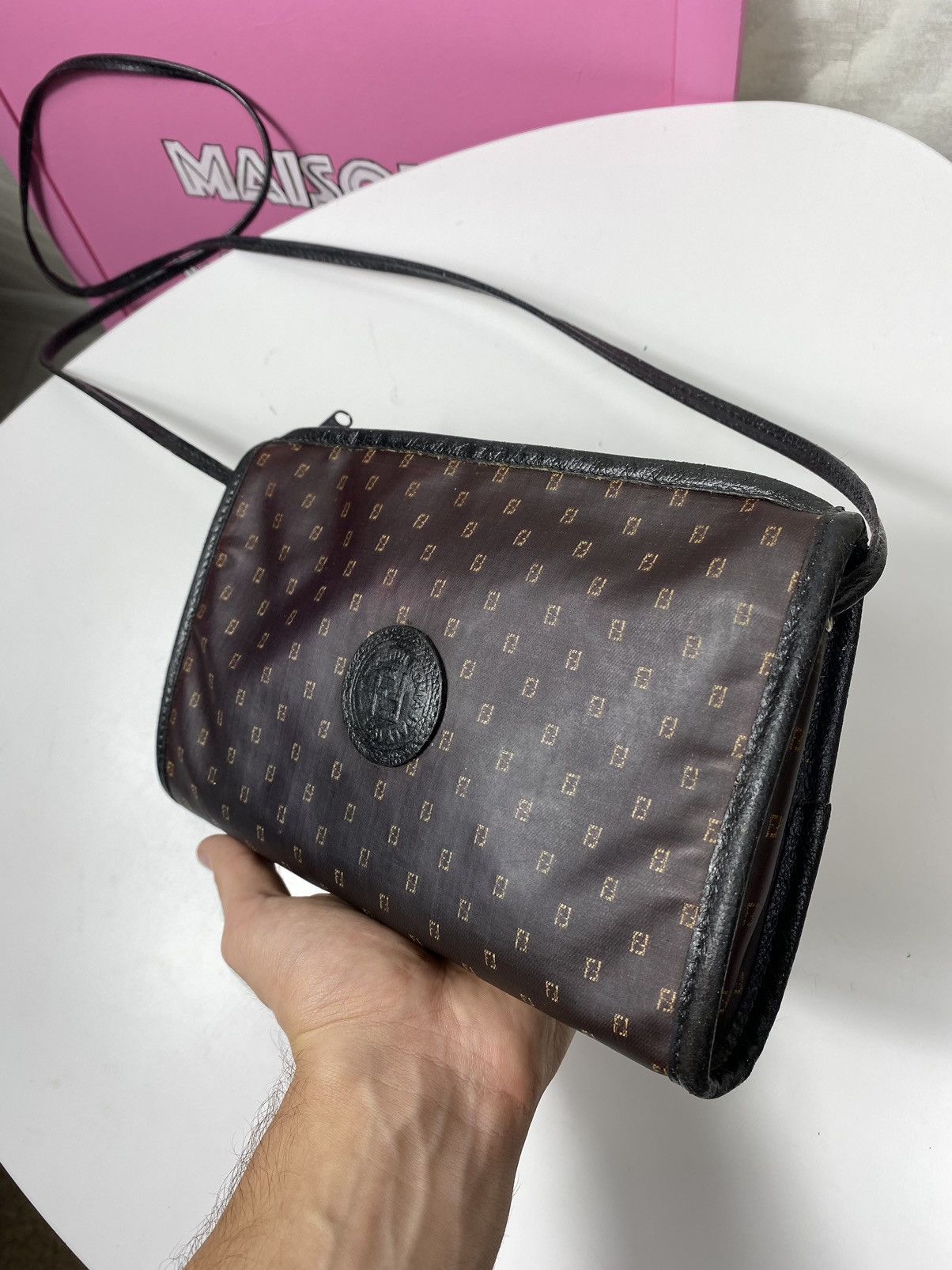 Fendi × Vintage Fendi Sas Zucchino mini bag Size ONE SIZE - 15 Thumbnail