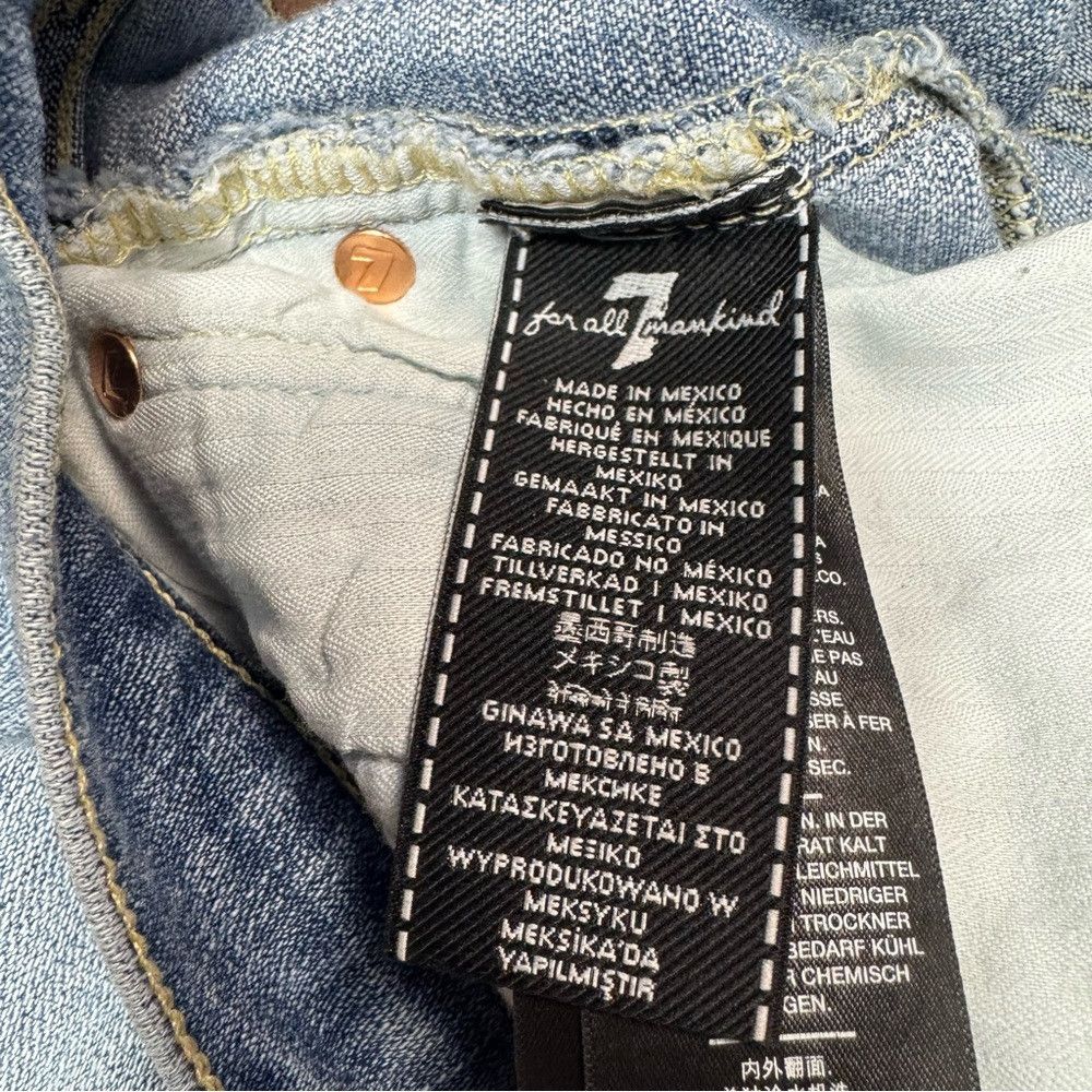 7 For All Mankind 7 For All Mankind Star Embroidered Ankle Skinny Jeans 27 Size 27" / US 4 / IT 40 - 8 Thumbnail