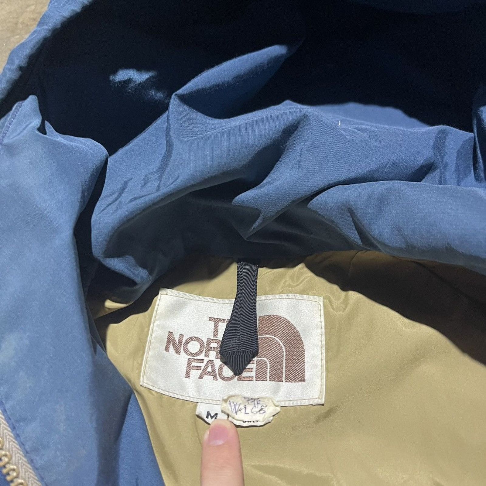 The North Face × Vintage Vintage 70s The North Face Blue Parka Mountain Jacket Size US M / EU 48-50 / 2 - 4 Thumbnail