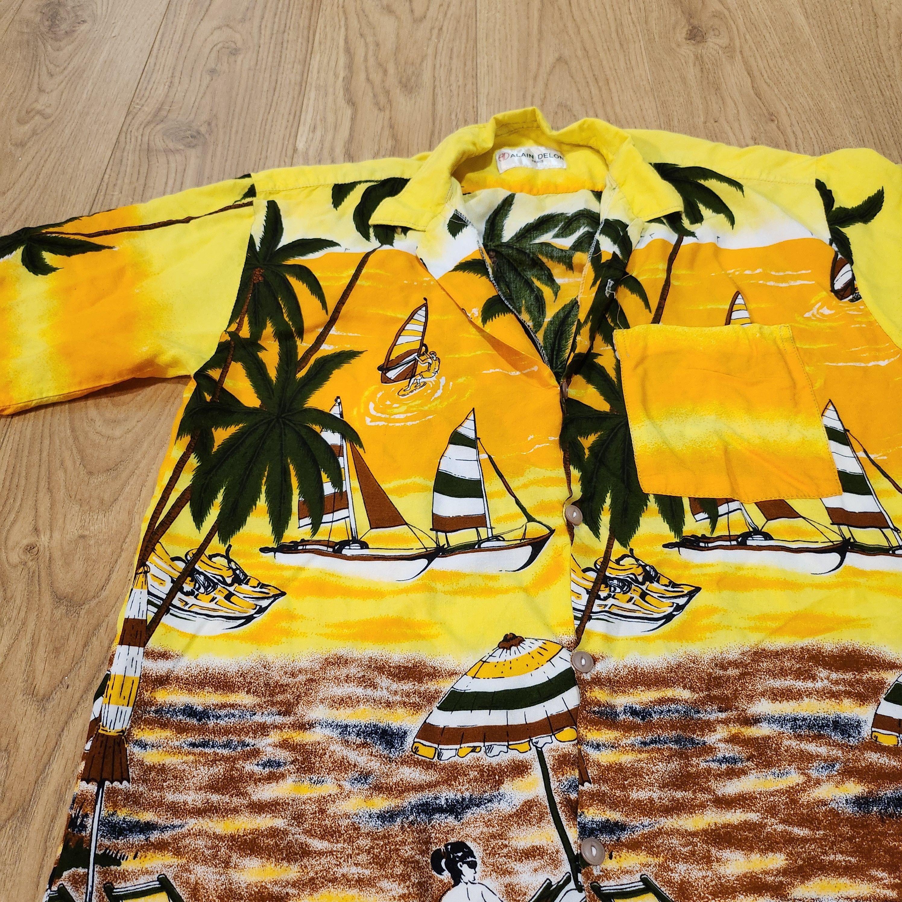 Other × Vintage Alain Delon Beach Shirt Size US M / EU 48-50 / 2 - 3 Thumbnail