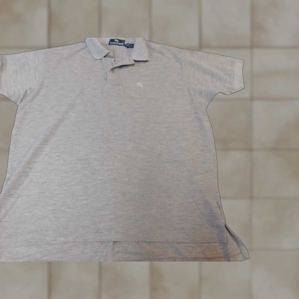 Vintage Vintage Steeplechase Mens Polo Shirt XL gray logo classic Size US XL / EU 56 / 4 - 1 Thumbnail