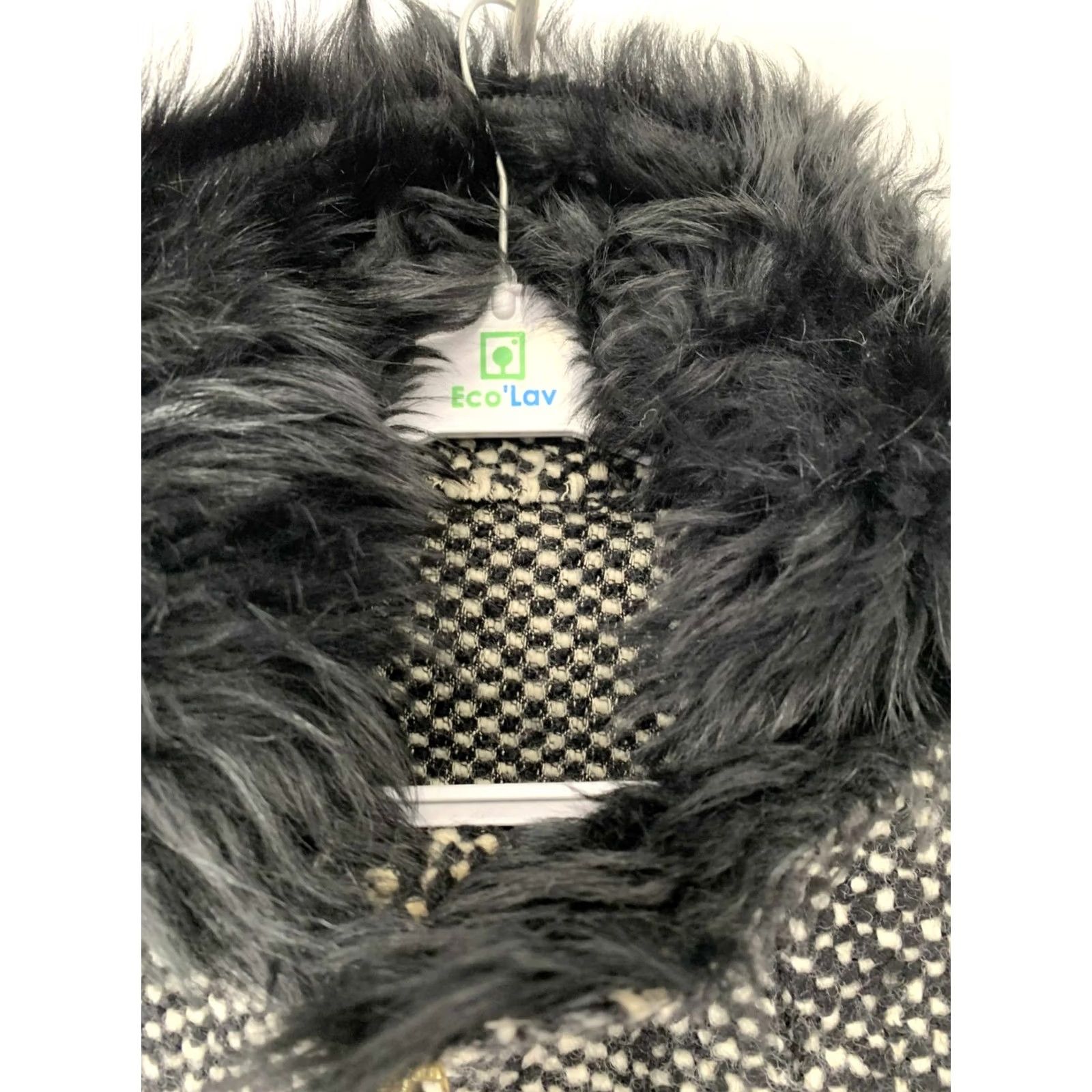 Marni Marni Coat Wool Short Sleeve M White Black Faux Fur Collar Women Milanesque Streetwear Wool Coat Size 32" / US 10 / IT 46 - 5 Thumbnail