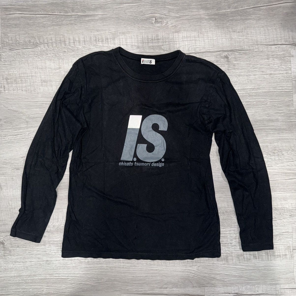Issey Miyake S. Chisato Tsumori Design Long Sleeve Tee – Black Size US S / EU 44-46 / 1 - 1 Thumbnail