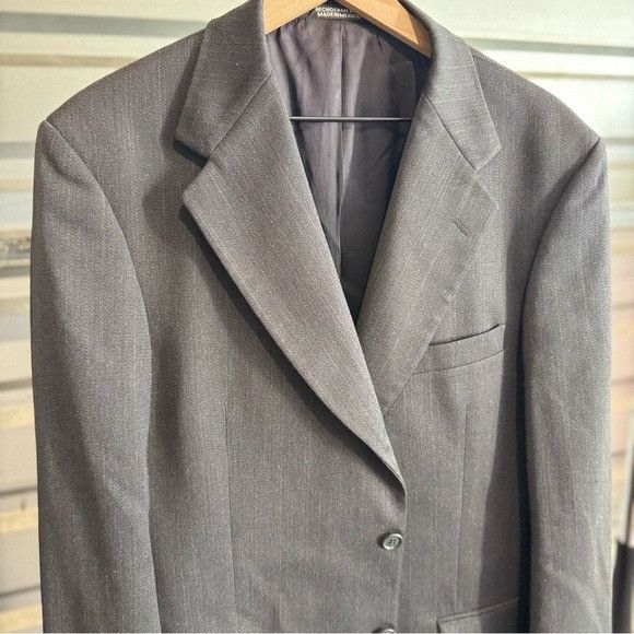 Stafford Stafford Traveler Plus Men’s Charcoal Blazer Sz 40R Size 40R - 6 Thumbnail