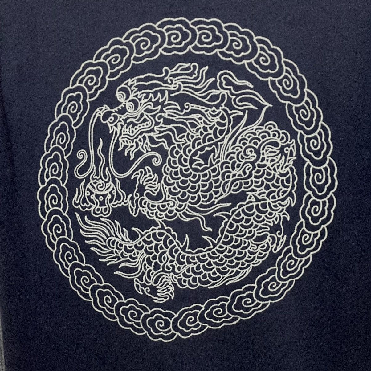 Affliction × Vintage Vintage Y2K Dragon Affliction Faded Navy T Shirt Size US S / EU 44-46 / 1 - 2 Thumbnail