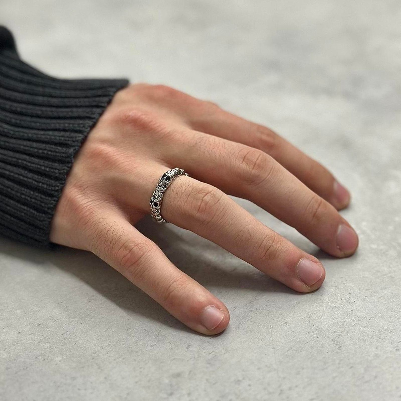 Other Silver skull skeleton unique vintage Size ONE SIZE - 4 Thumbnail