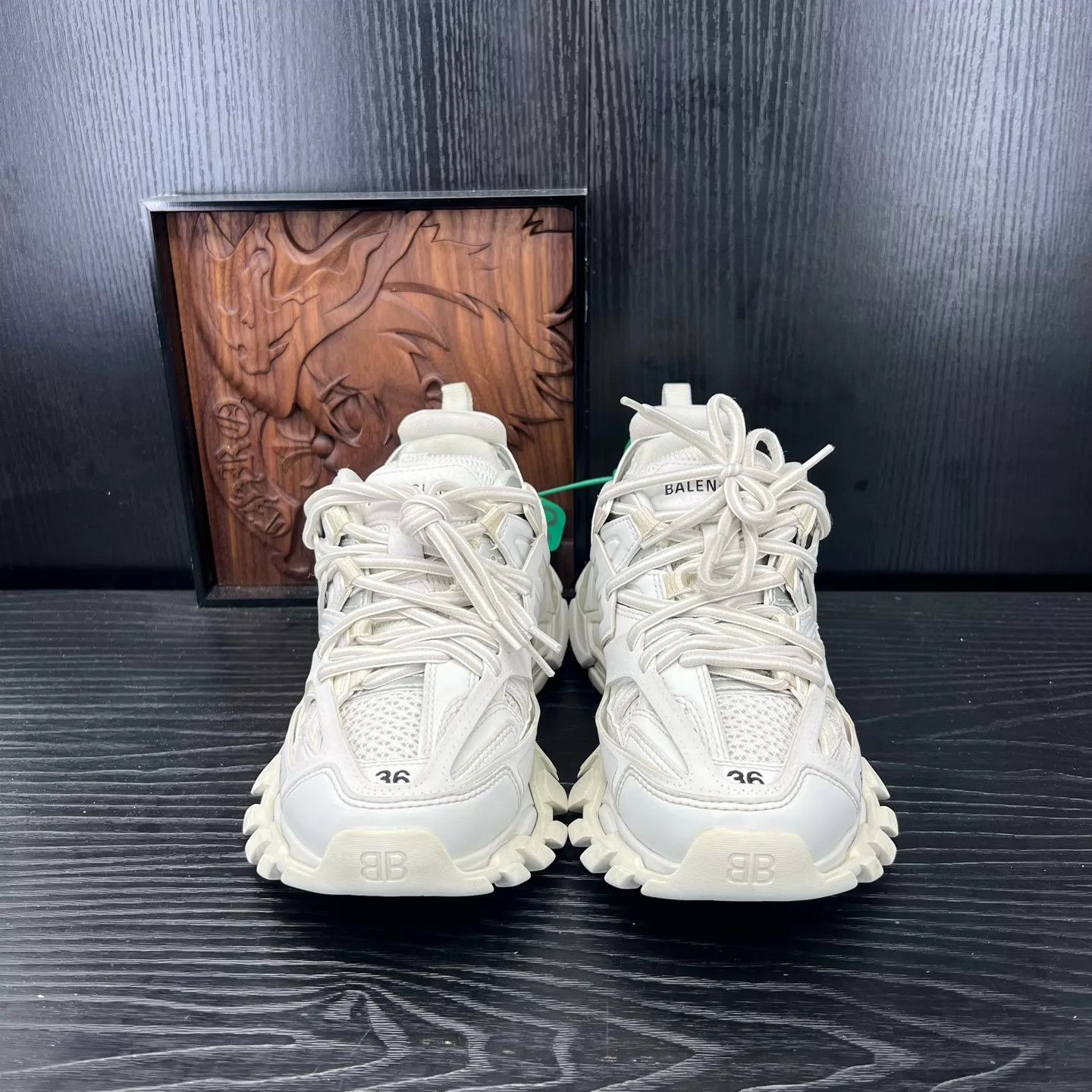 Balenciaga Balenciaga Track White 36 Like New with Box Size US 6 / IT 36 - 5 Thumbnail