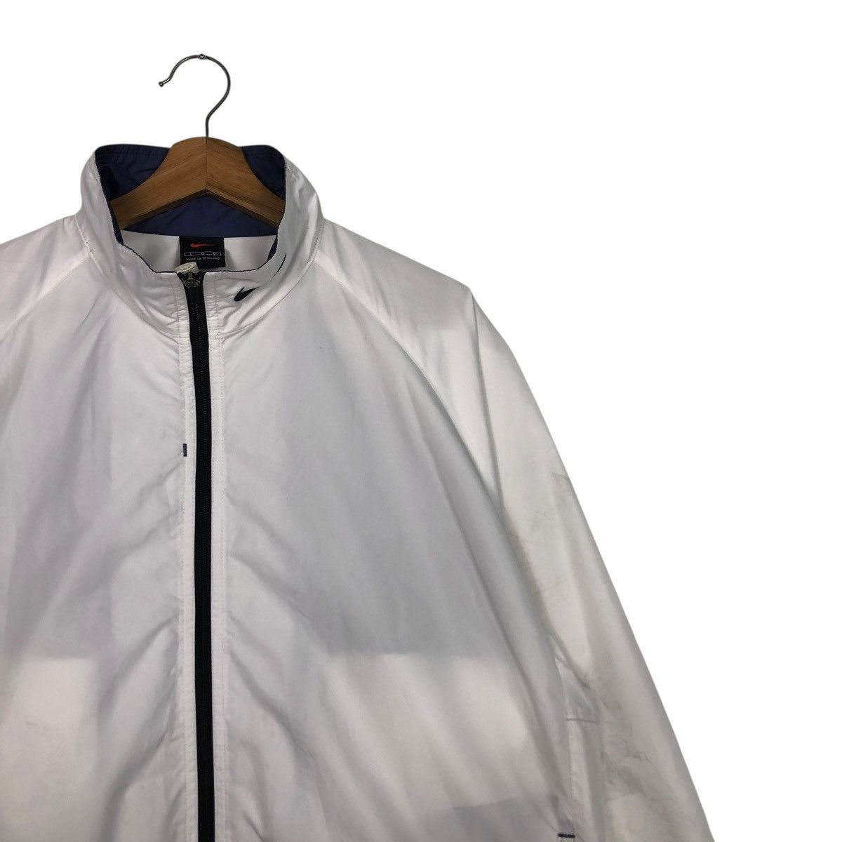 Nike 🔥VINTAGE ZIPPER JACKET BOMBER NIKE LOGO COLLAR Size US L / EU 52-54 / 3 - 8 Thumbnail