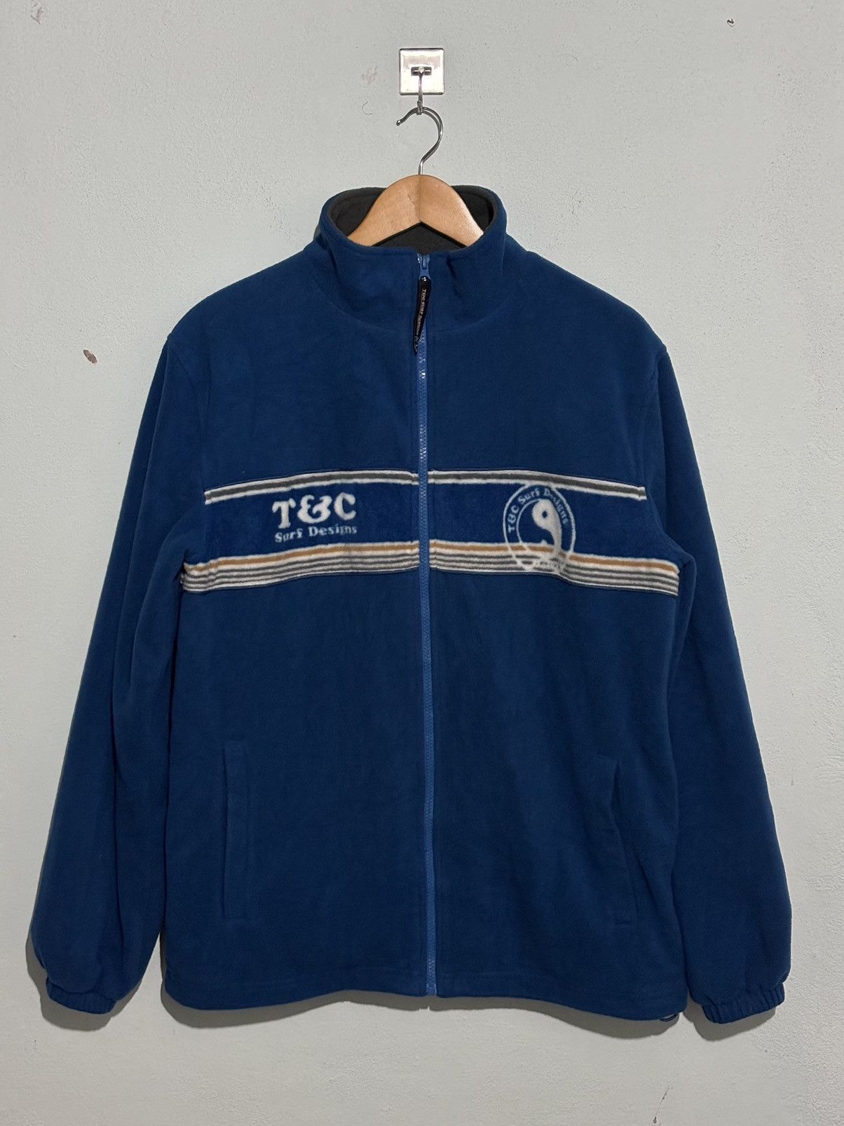 Designer T&C Surf Designs Fleece Zipper Jacket Size US L / EU 52-54 / 3 - 1 Thumbnail
