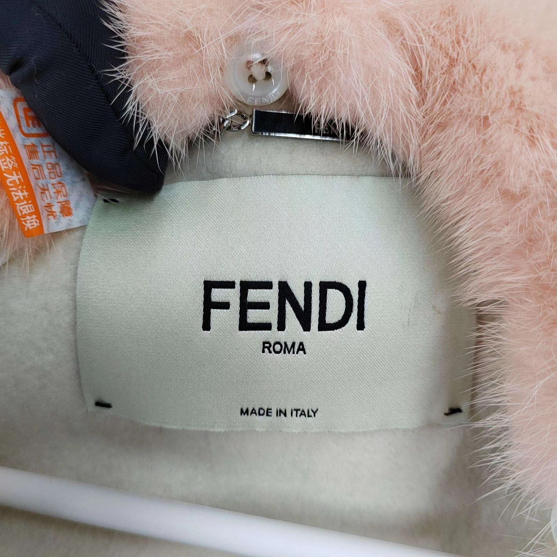 Fendi Fendi off-white women's 36 cashmere coat Size XS / US 0-2 / IT 36-38 - 3 Thumbnail