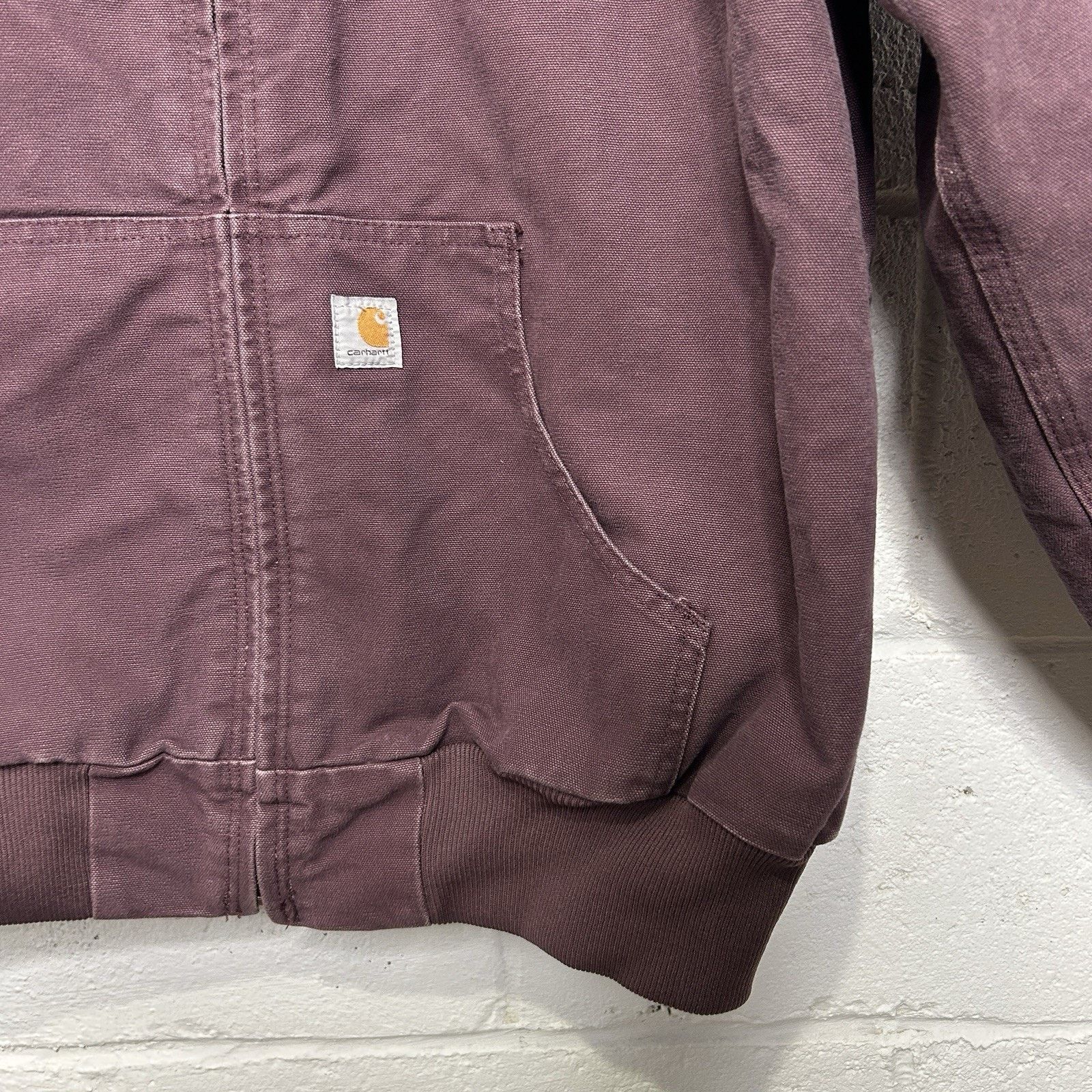 Carhartt Vintage Carhartt Quilted Active Jacket “Deep Plum” WJ130 DPM Size L / US 10 / IT 46 - 3 Thumbnail