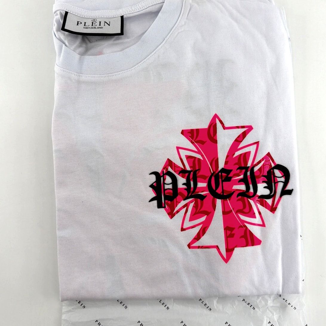 Philipp Plein Philipp Plein Worldwide Puffy Crest Round Neck T-shirt XXL Size US XXL / EU 58 / 5 - 13 Thumbnail