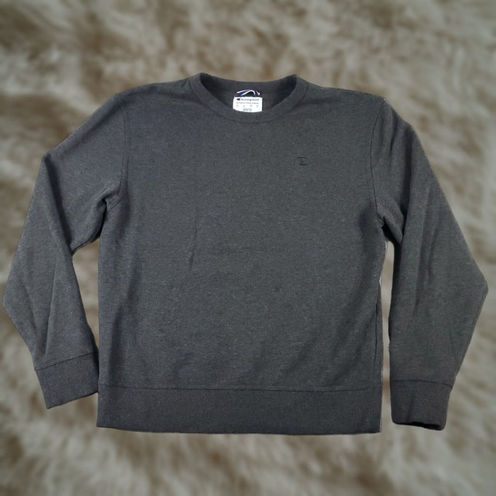 Champion Champion Mens Medium Gray Casual Pullover Sweatshirt Size US M / EU 48-50 / 2 - 1 Thumbnail