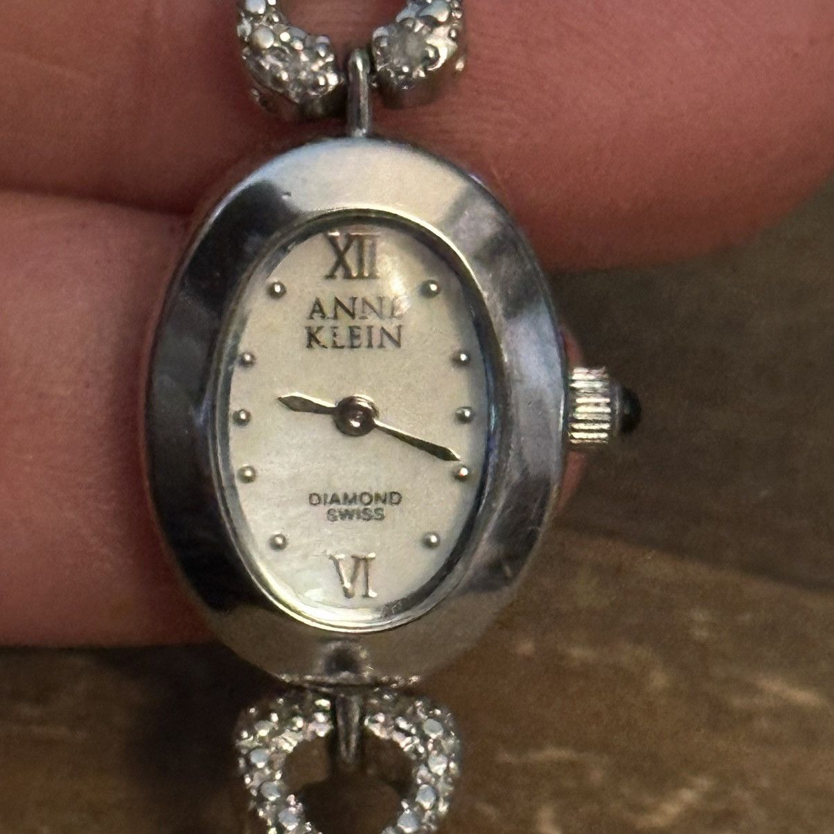 Anne Klein Vintage Anne Klein Swiss diamond heart band watch Size ONE SIZE - 7 Thumbnail
