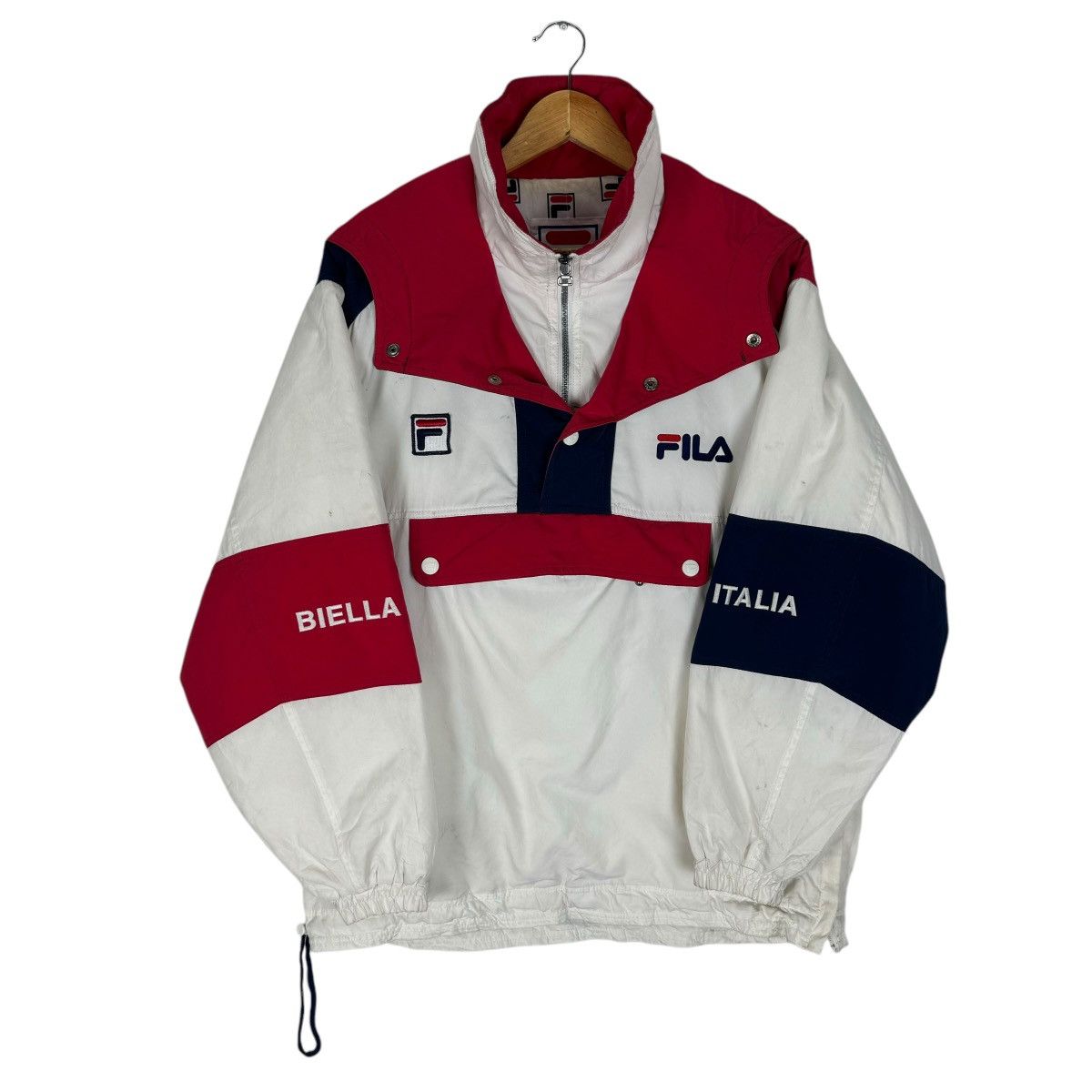 Fila × Vintage ☀️FILA HOODIE ANORAK WINDBREAKER JACKET Size US M / EU 48-50 / 2 - 1 Thumbnail