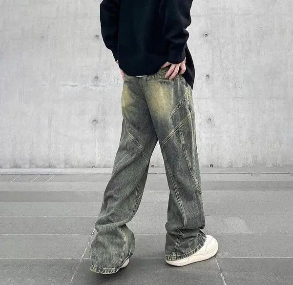 Japanese Brand × Vintage Multi Lining Acid Wash Jeans Size US 30 / EU 46 - 2 Thumbnail