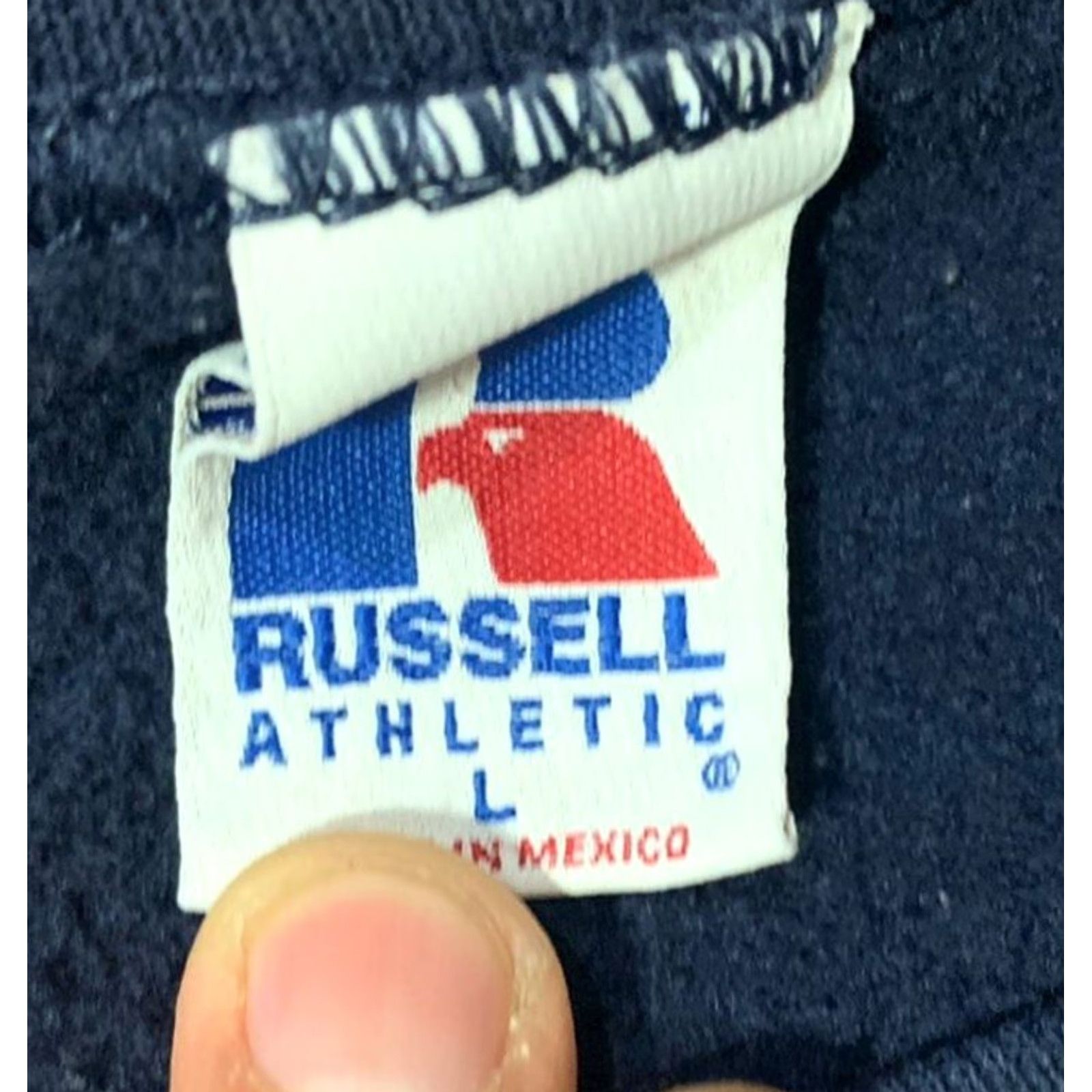 Russell Athletic VINTAGE 90s Russell Athletic Blue Pullover Crewneck Sweatshirt Adult Large Mens Size US L / EU 52-54 / 3 - 4 Thumbnail
