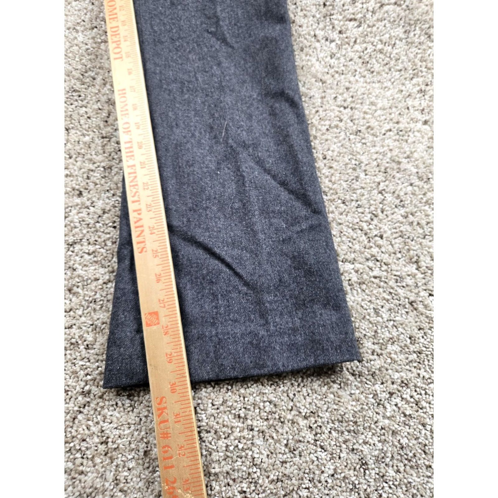 Gap VINTAGE Gap Chino Pants Womens 4 Gray Wool Blend Cargo Lined Flare Leg 30in Inseam 29in Waist Size 27" / US 4 / IT 40 - 7 Thumbnail