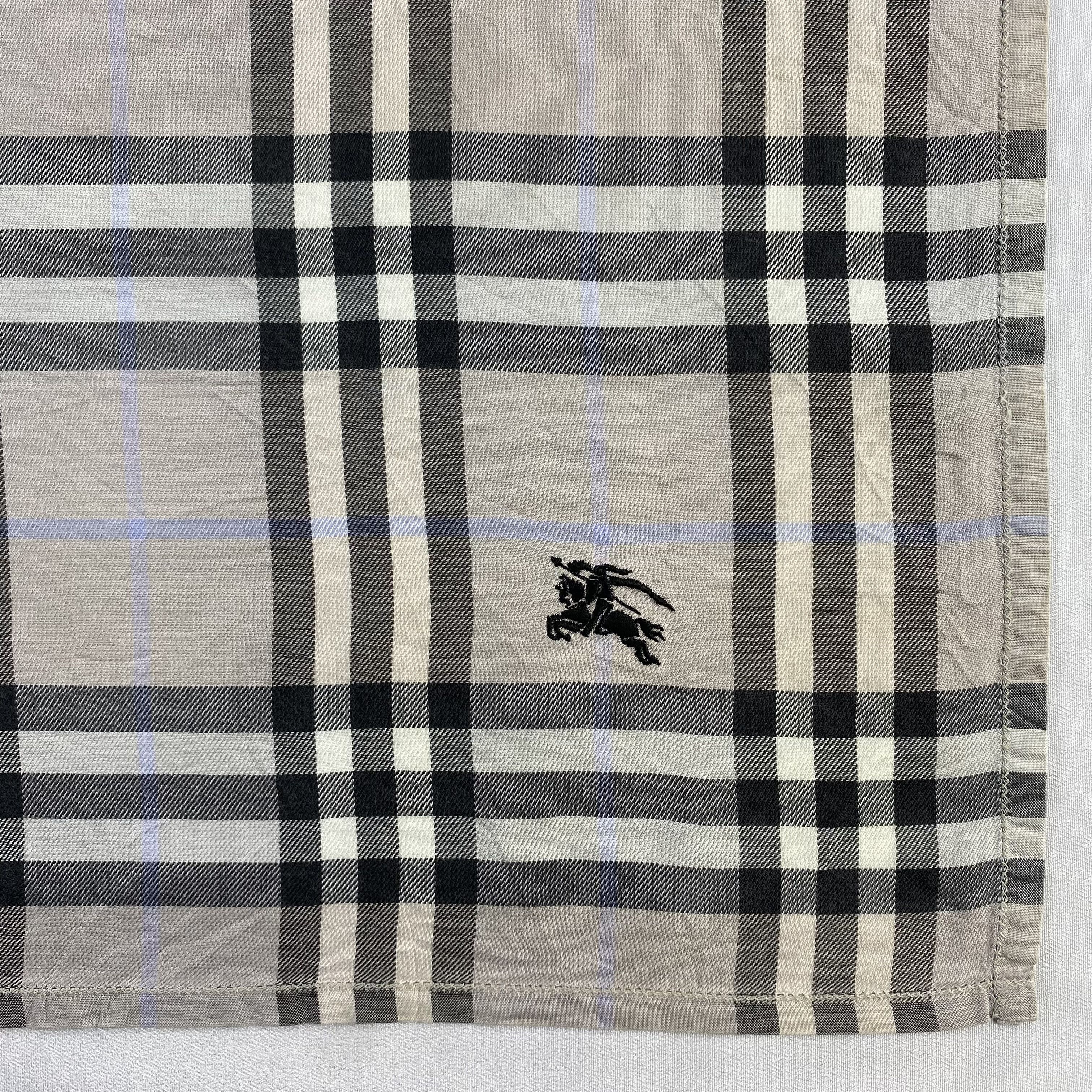 Burberry × Vintage Burberry Handkerchief / Neckerchief / Bandana-P1163 Size ONE SIZE - 3 Thumbnail