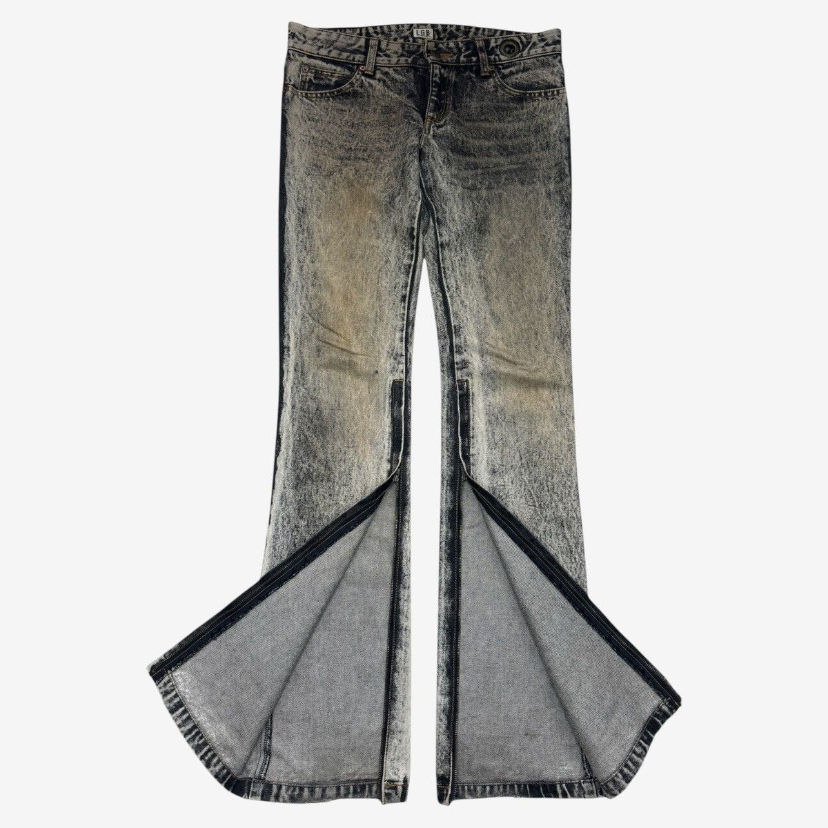 Le Grande Bleu (L.G.B.) LGB Rabbit Bootcut Zipper Denim Size US 30 / EU 46 - 2 Thumbnail
