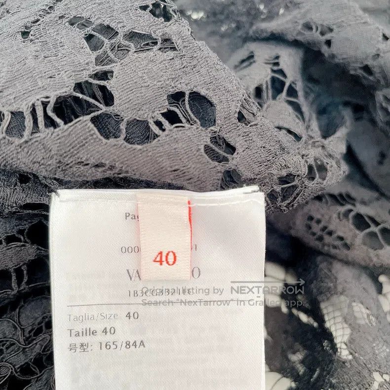 Valentino Valentino Black lace cape Size M / US 6-8 / IT 42-44 - 5 Thumbnail