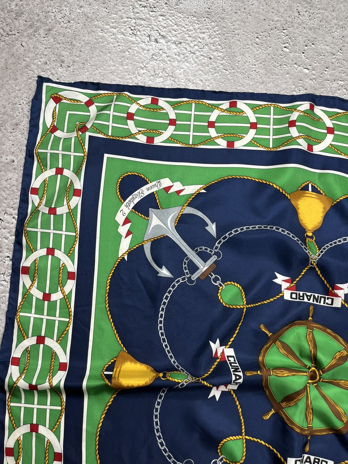 Other Jane Shilton Nautical Pure Silk Scarf 88x88 cm Korea Size ONE SIZE - 4 Thumbnail