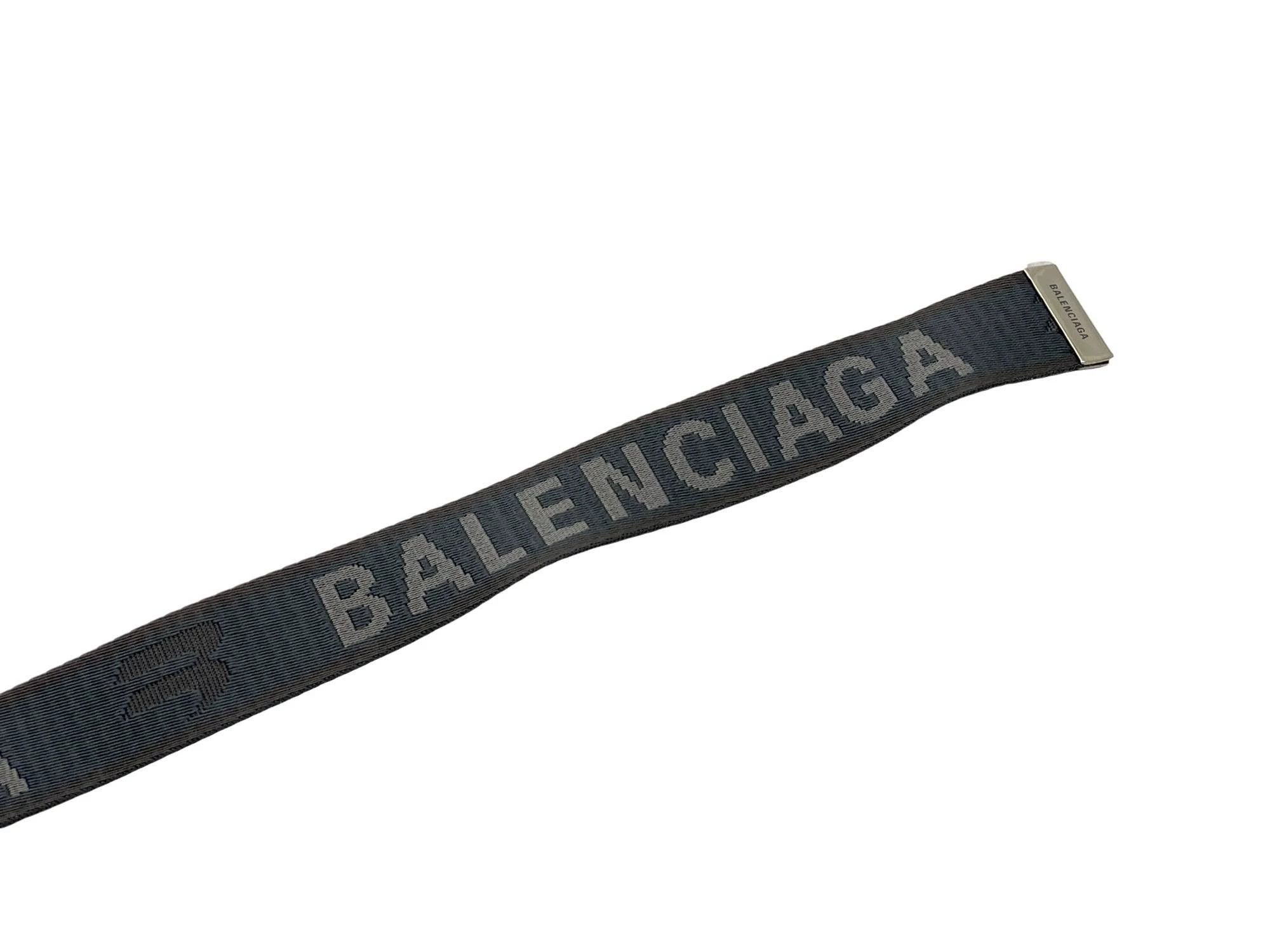 Balenciaga Balenciaga Extra Long Knit Logo Belt Size ONE SIZE - 3 Thumbnail