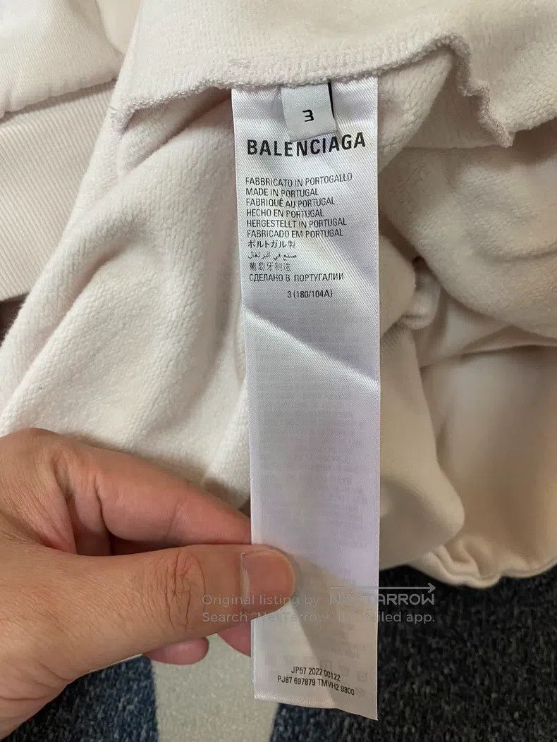 Balenciaga Balenciaga Delete letter hooded sweatshirt Size US L / EU 52-54 / 3 - 6 Thumbnail