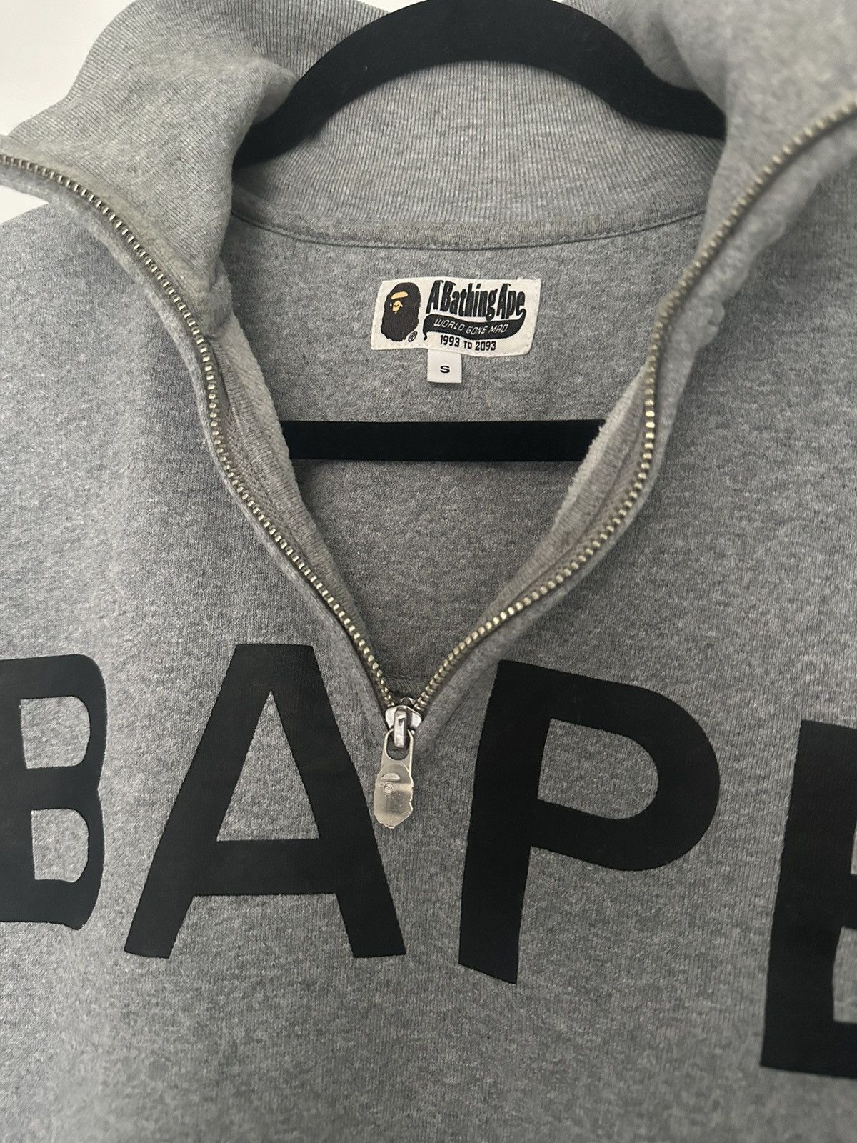 Bape BAPE quarter zip sweatshirt Size US S / EU 44-46 / 1 - 6 Thumbnail