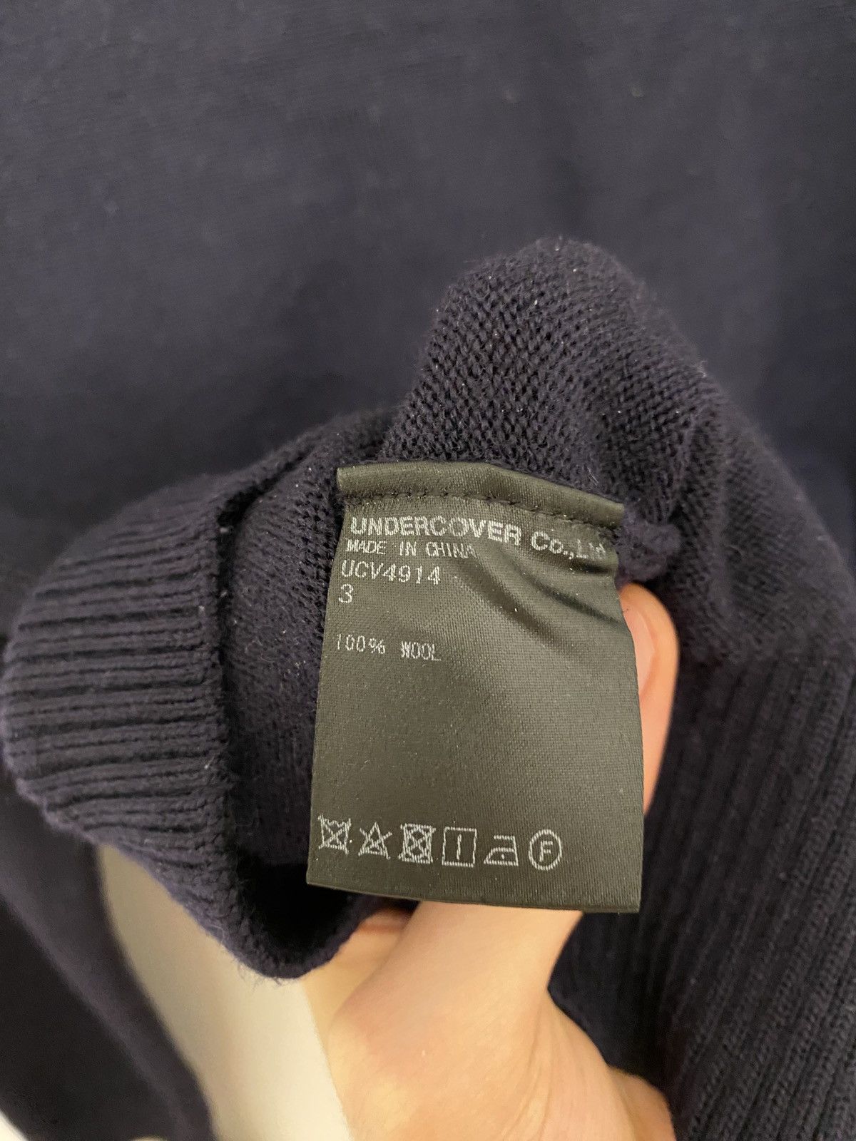 Undercover 18aw kubrick hal laboratories rugby wool sweater Size US M / EU 48-50 / 2 - 5 Thumbnail