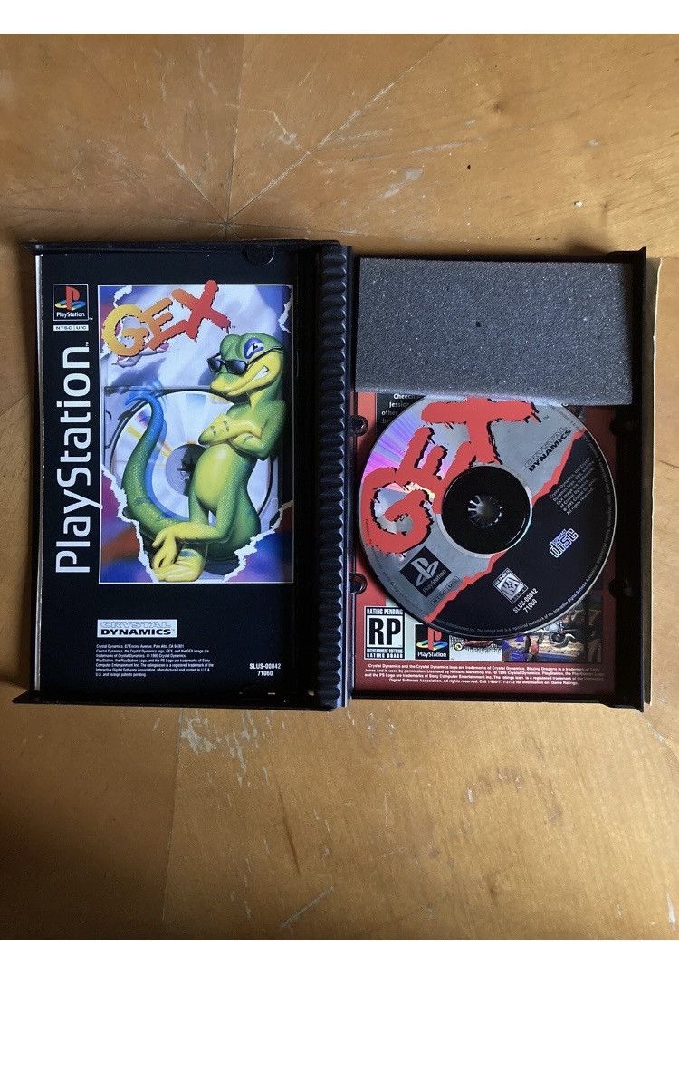 Other Vintage 1996 Gex PS1 Video Game Long Box Variant CIB Size ONE SIZE - 3 Thumbnail
