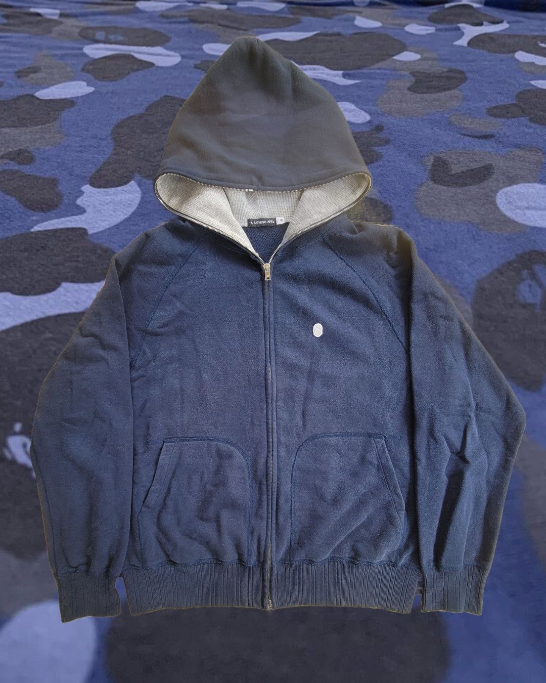 Bape 2000s BAPEXCLUSIVE Thermal Hoodie Size US M / EU 48-50 / 2 - 1 Thumbnail
