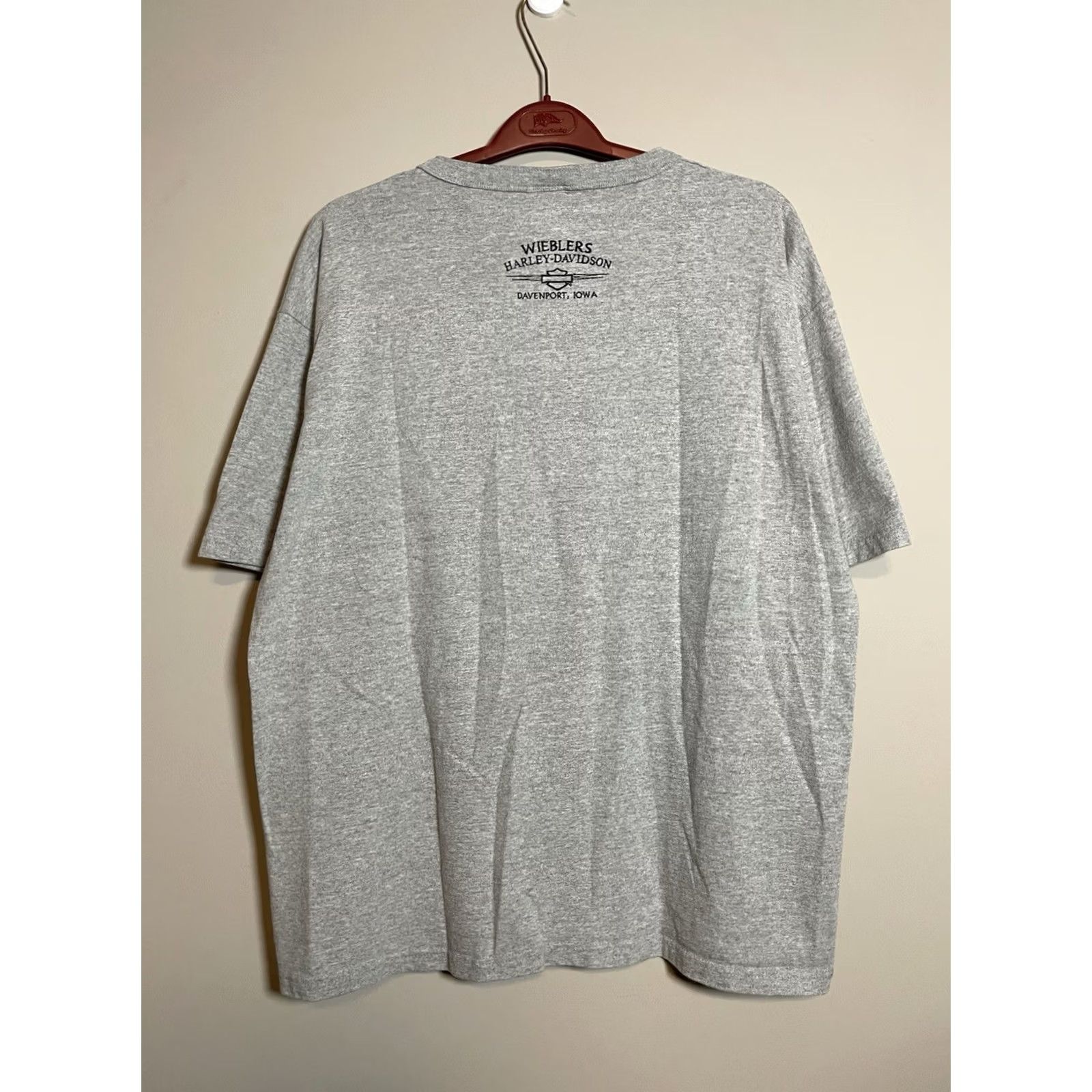 Harley Davidson Harley-Davidson Button-Up Shirt Mens XL Gray Short Sleeve Davenport Iowa Emblem Vintage? Size US XL / EU 56 / 4 - 5 Thumbnail