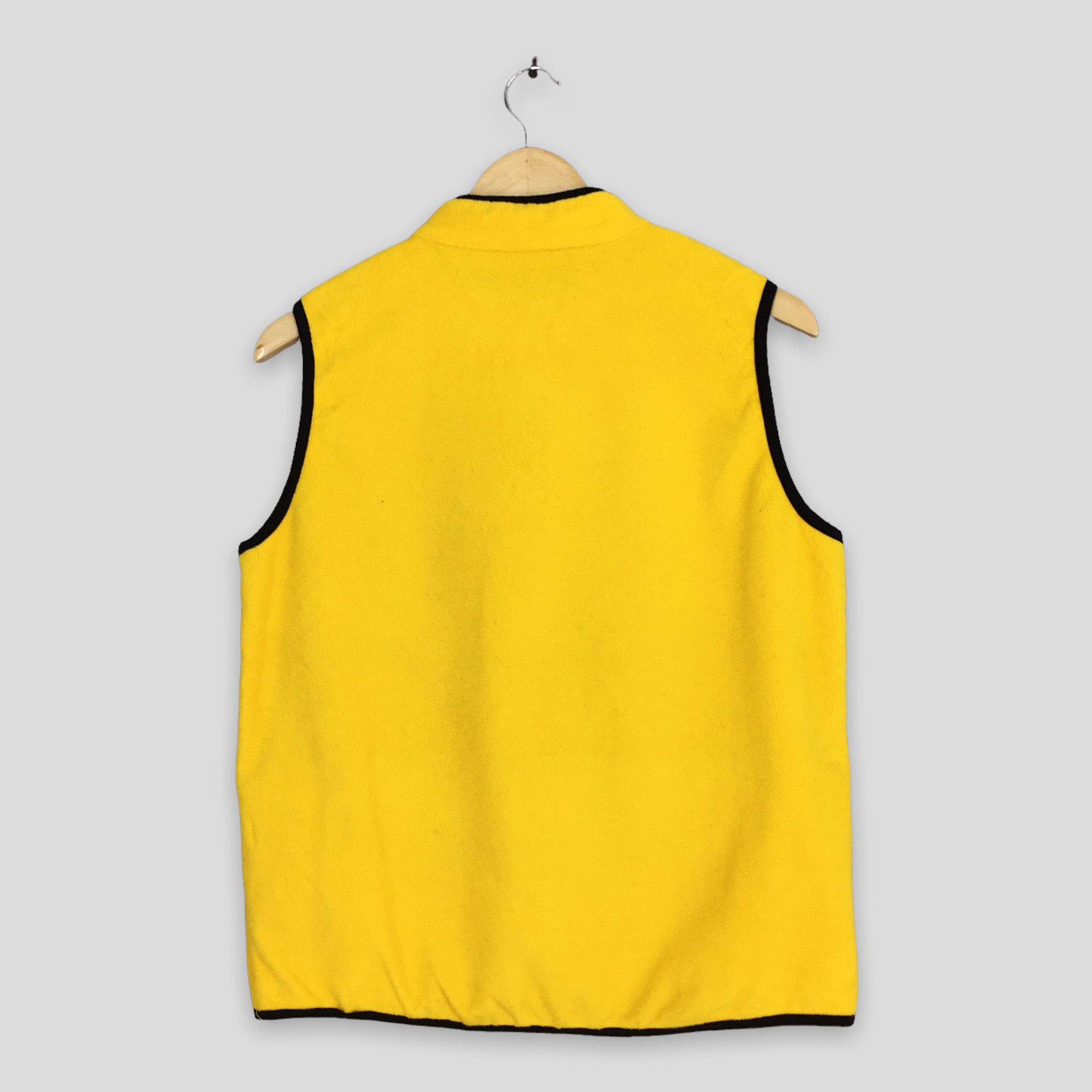 Polo Ralph Lauren Vintage 90's Polo Ralph Lauren Fleece Vest Yellow Medium Size US M / EU 48-50 / 2 - 8 Thumbnail