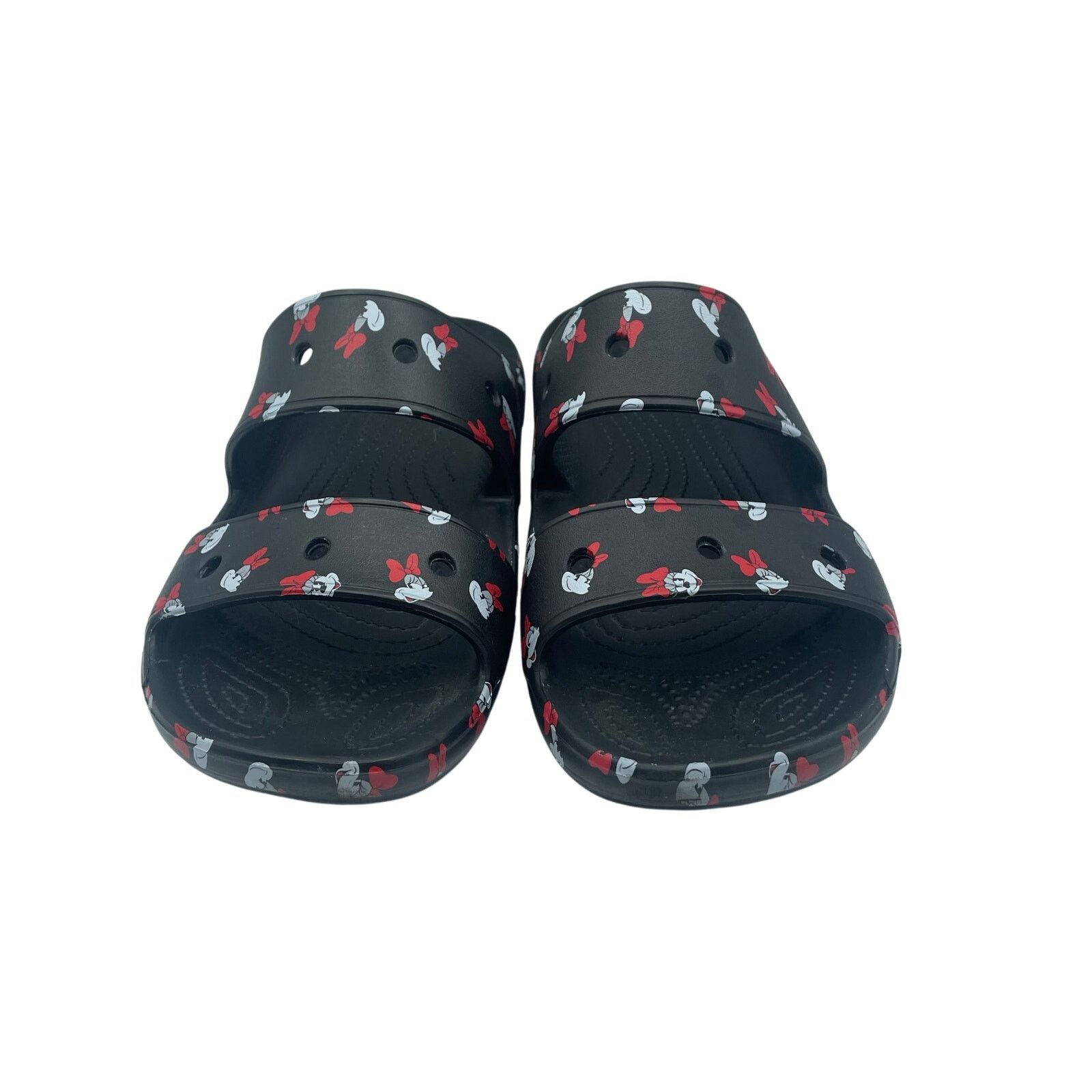 Crocs Crocs Disney Parks Minnie Mouse Slides Sandals Black Womens Size US 11 / IT 41 - 3 Thumbnail