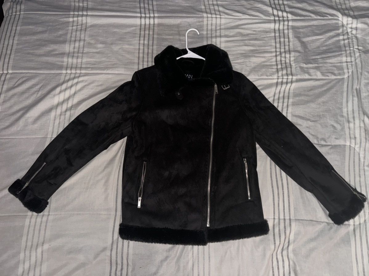 Boohoo Shearling Coat Faux Fur Size US M / EU 48-50 / 2 - 2 Thumbnail