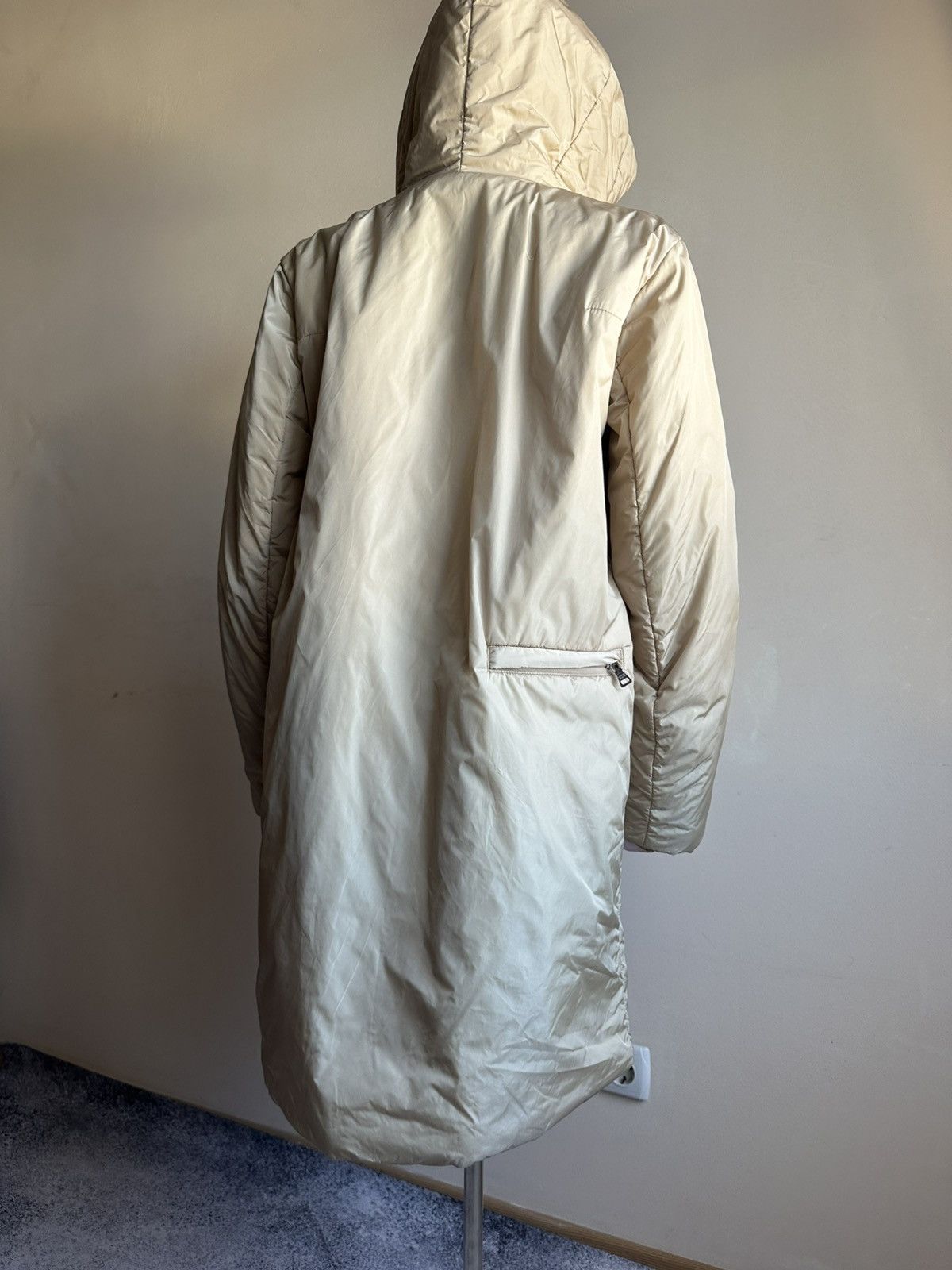 Prada Vintage Prada F/W 99 Nylon Parka Ski Jacket Beige Archive Size L / US 10 / IT 46 - 3 Thumbnail