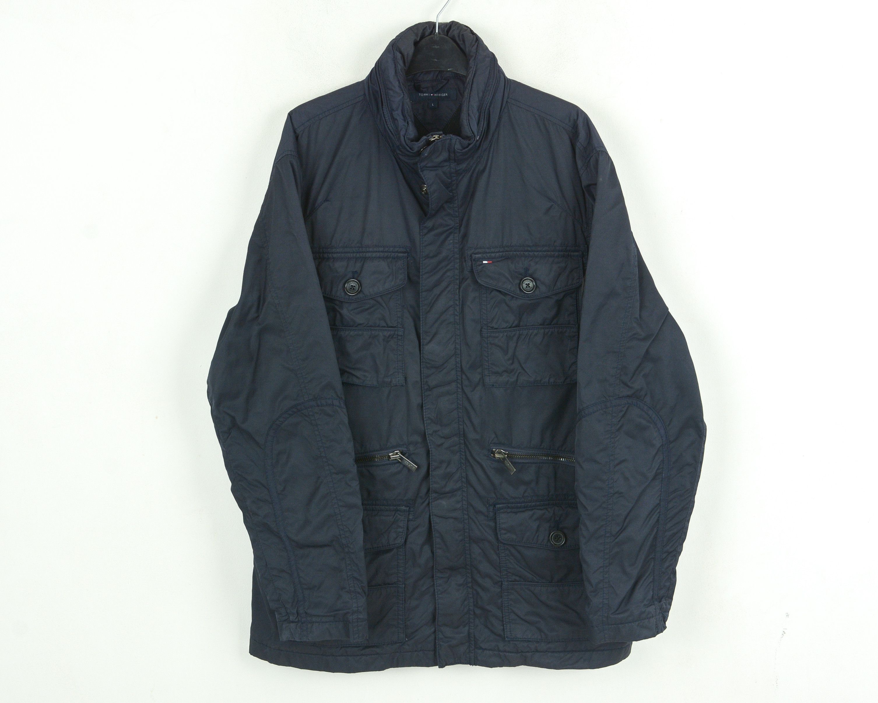 Tommy Hilfiger New York Men L Hooded Insulated Jacket Coat Outerwear Field Size US L / EU 52-54 / 3 - 1 Thumbnail