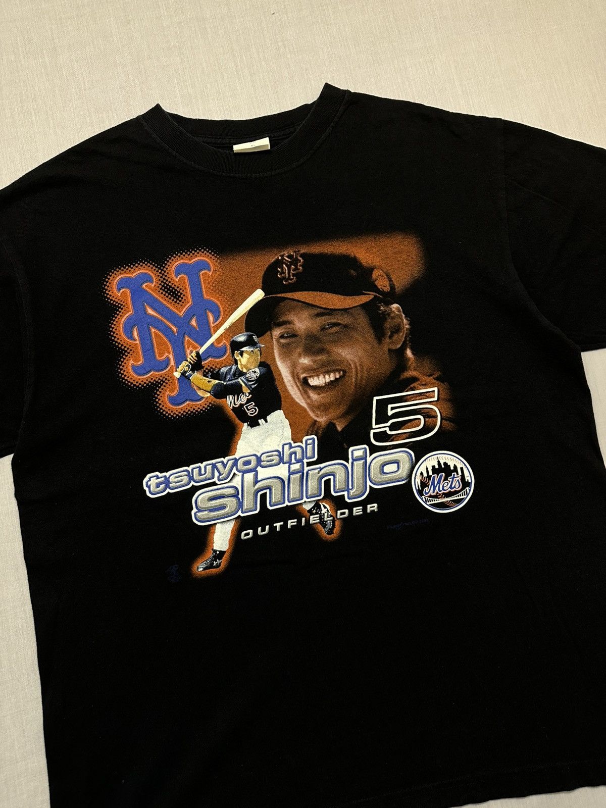 Vintage vintage t-shirt former New York Mets player Tsuyoshi Shinjo, Size US XL / EU 56 / 4 - 2 Thumbnail