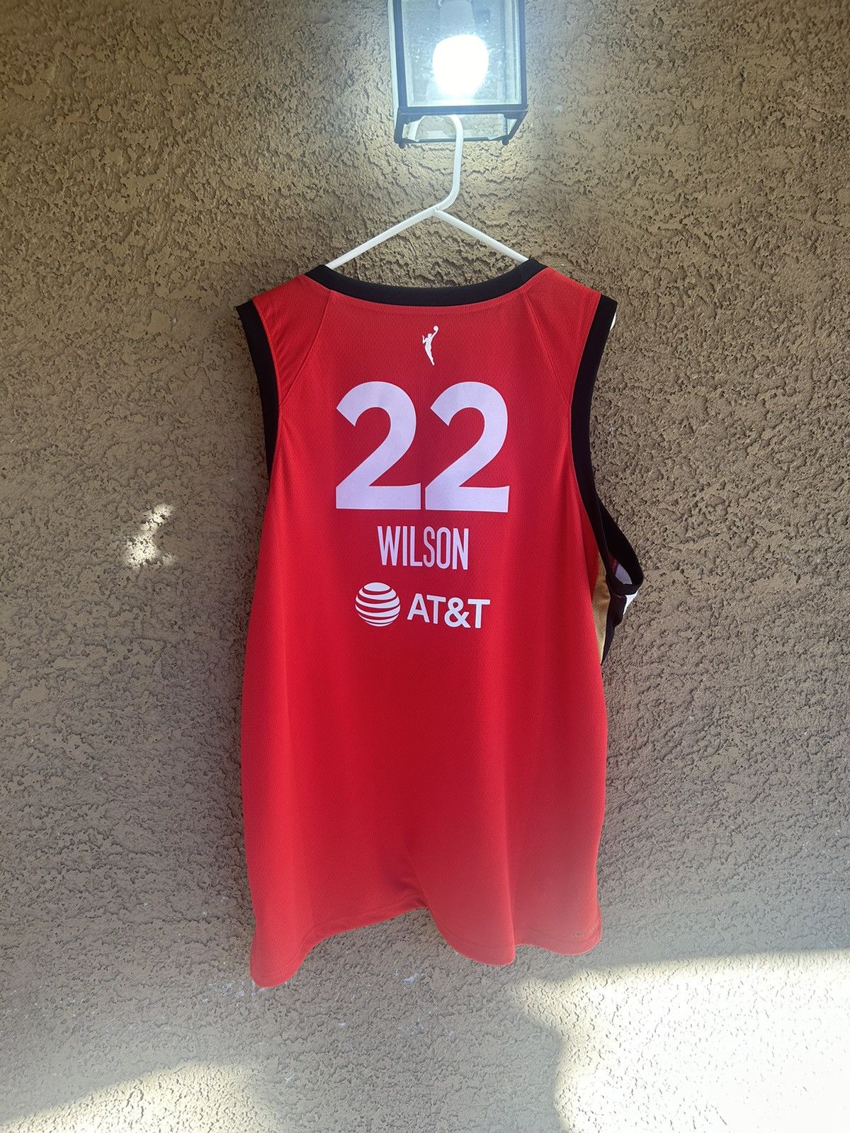 Nike A’ja Wilson Las Vegas Aces Nike Jersey Men’s XXL Size US XXL / EU 58 / 5 - 4 Thumbnail