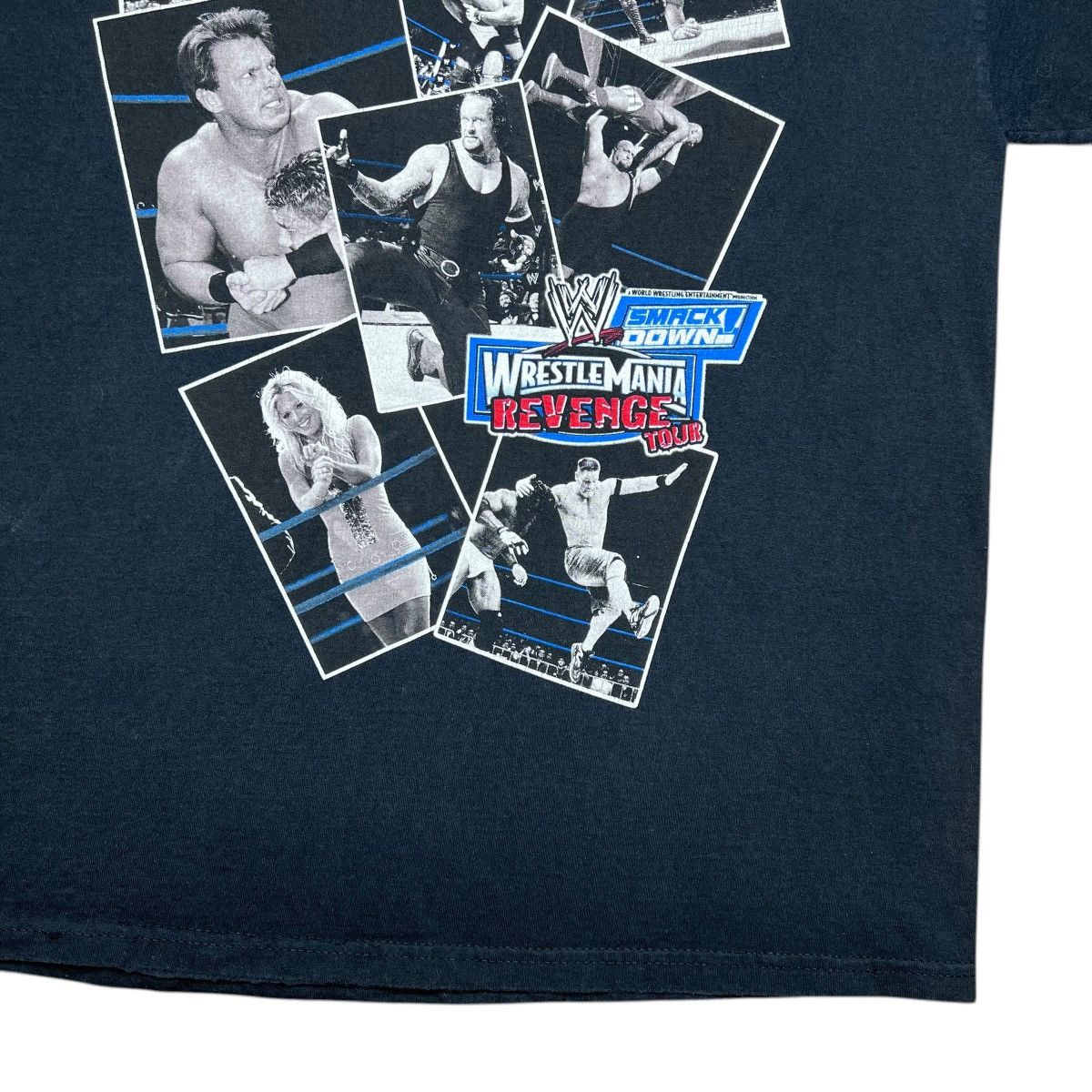 WWE Vintage 2005 WWE WrestleMania Revenge Tour Smackdown T-Shirt Size US XL / EU 56 / 4 - 8 Thumbnail