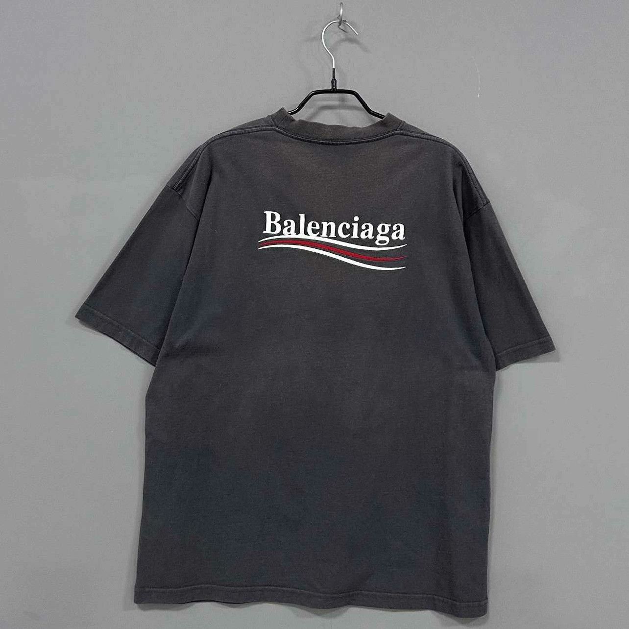 Balenciaga Balenciaga Retro Embroidered T-Shirt s Men Size US S / EU 44-46 / 1 - 1 Thumbnail
