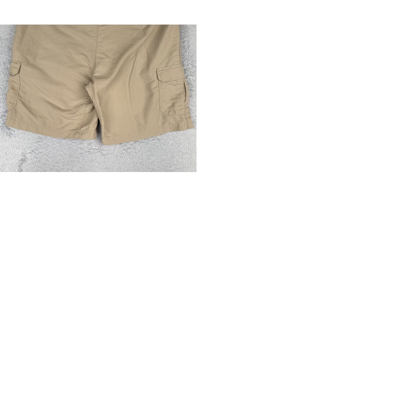 The North Face The North Face Shorts Men Large Beige Cargo 100% Nylon Hiking Hike Camping 36x9 Regular Cargo Pocket Drawstring Size US 33 - 10 Thumbnail