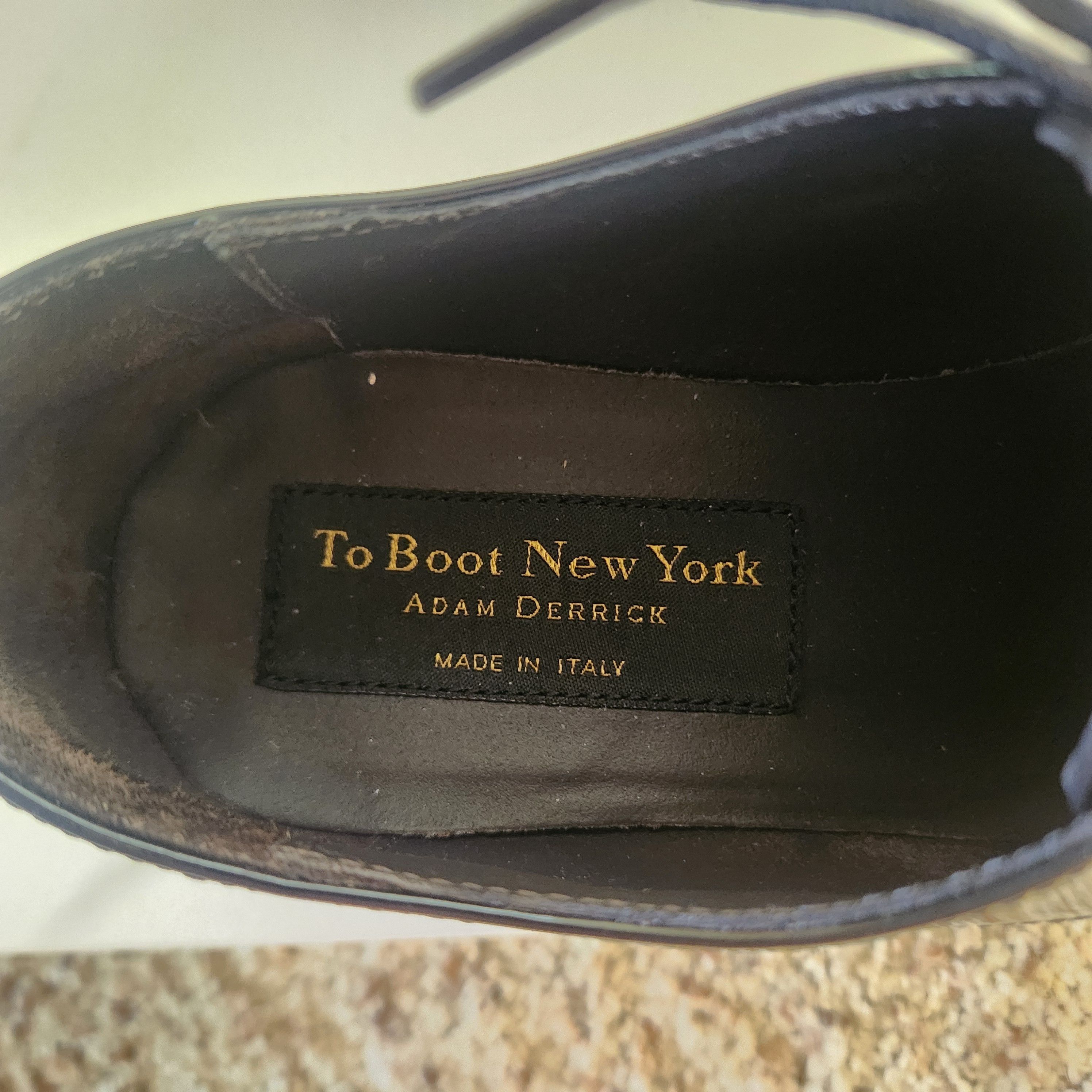 To Boot New York men's formal shoes 8 black patent To Boot Italy Size US 8 / EU 41 - 6 Thumbnail